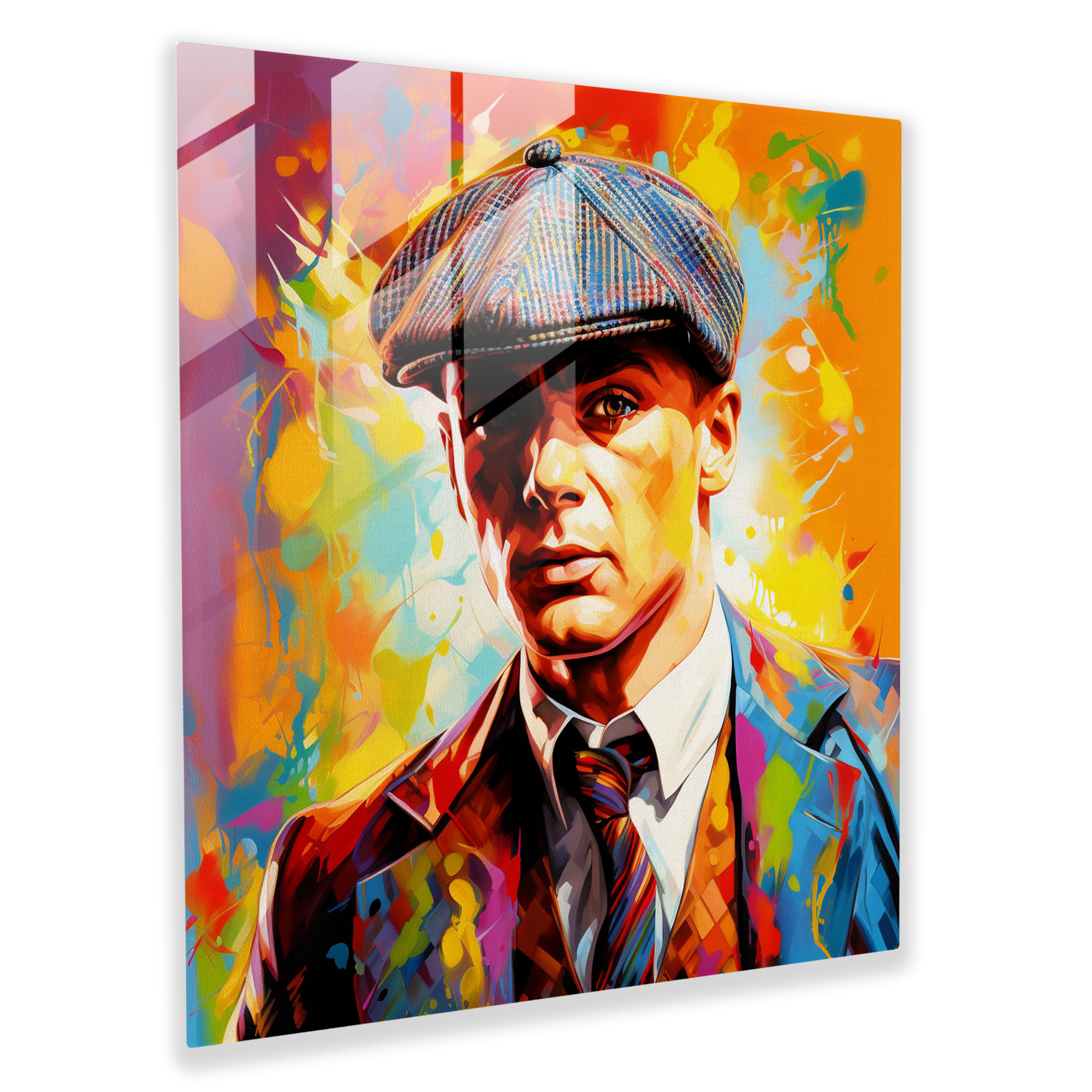 Peaky Blinders Pop Art Cam Tablo - Modern Sanat Ev Dekorasyonu