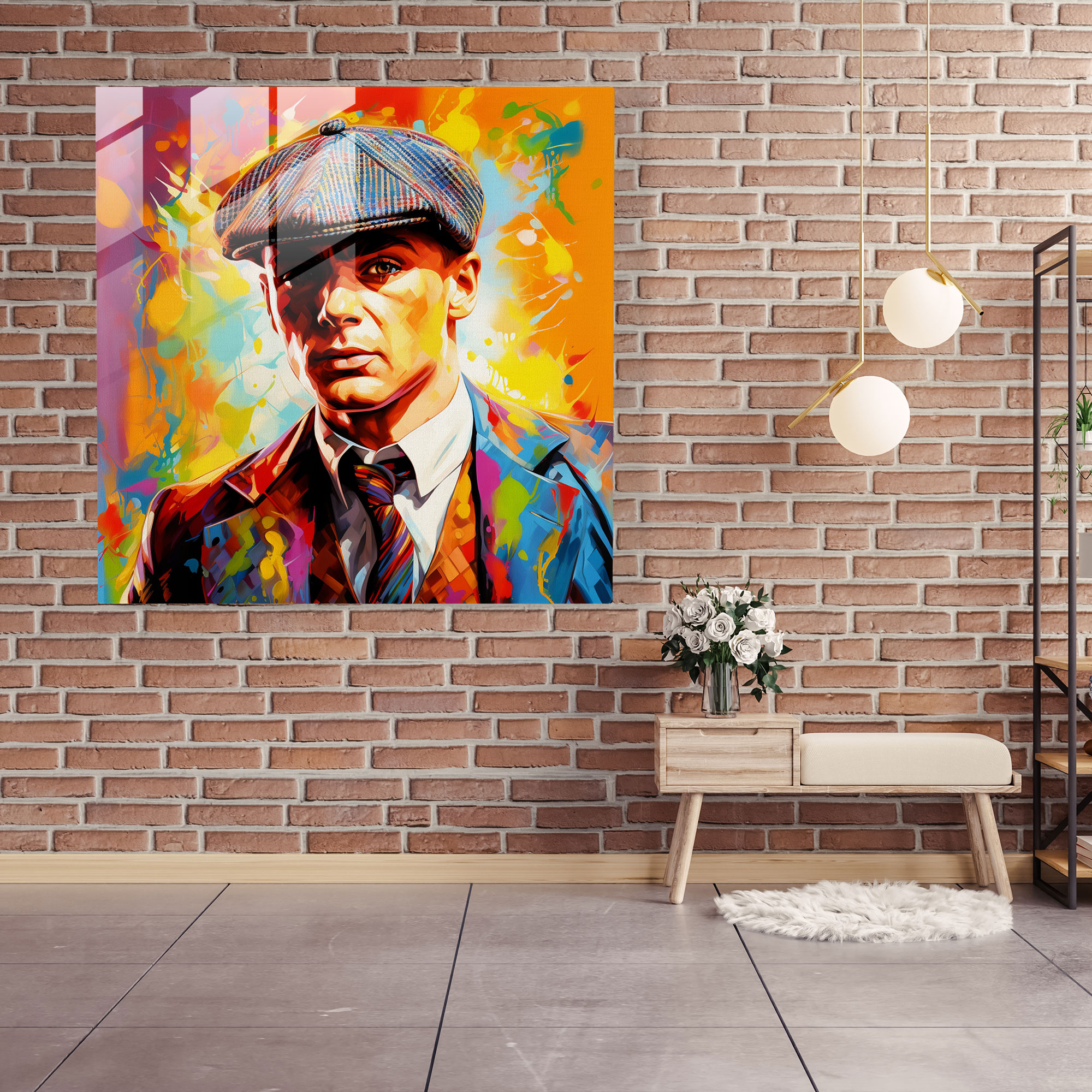 Peaky Blinders Pop Art Cam Tablo - Modern Sanat Ev Dekorasyonu