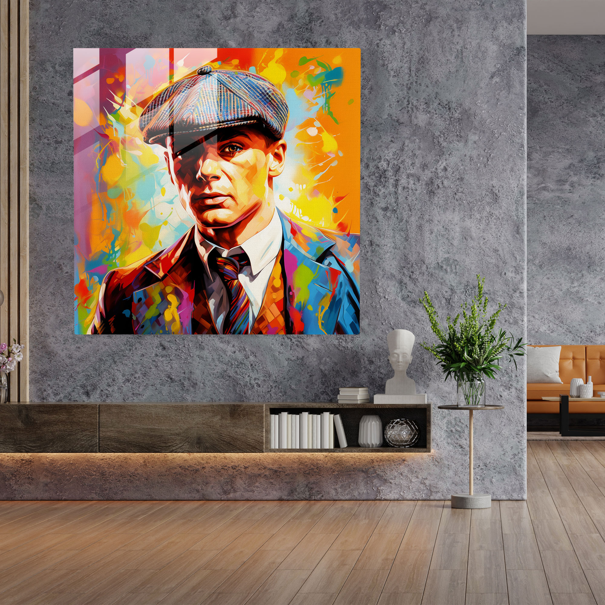 Peaky Blinders Pop Art Cam Tablo - Modern Sanat Ev Dekorasyonu
