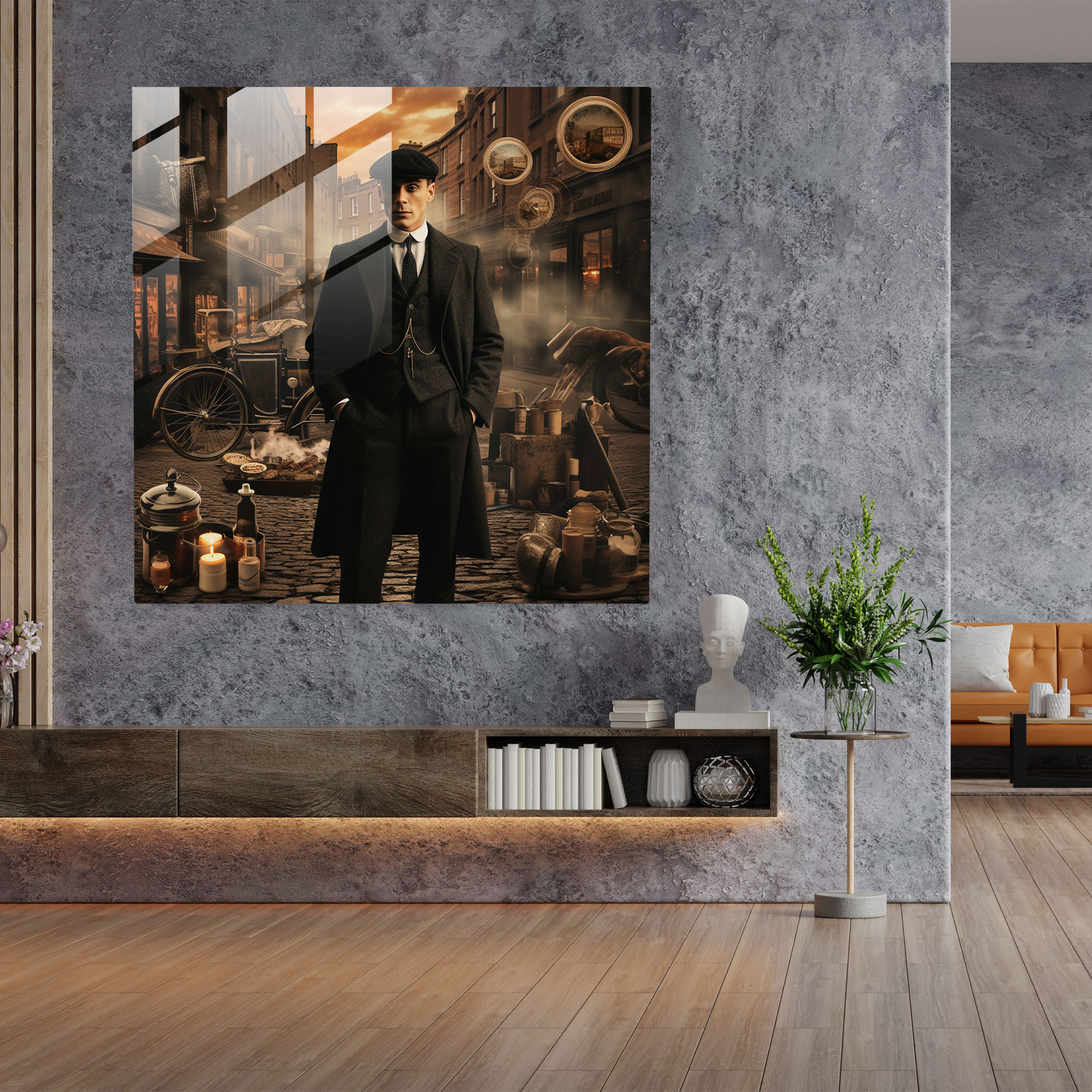 Peaky Blinders Iconic Moments Glass Print - Peaky Blinders, Iconic Moments, Glass Wall Art, Peaky Blinders