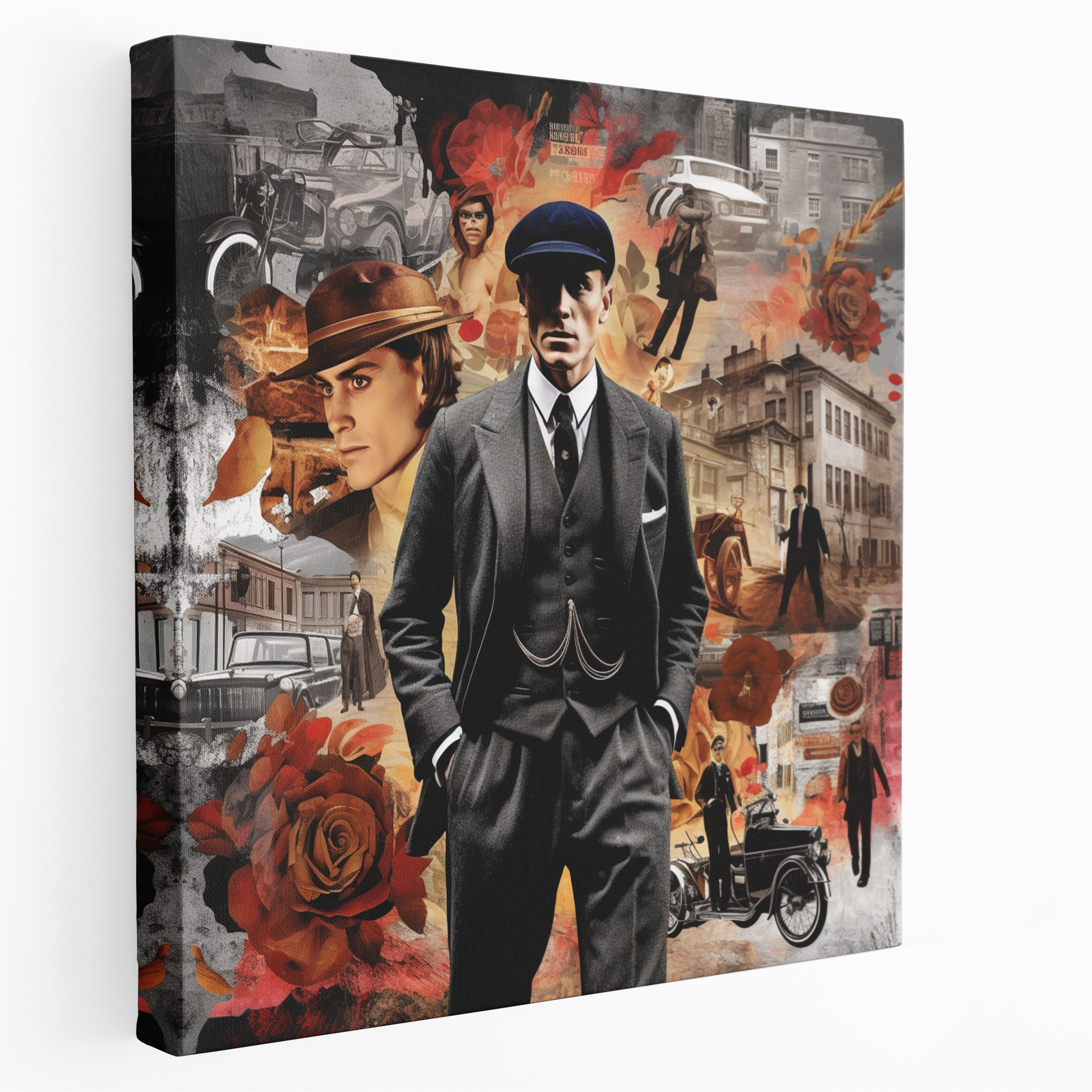 Peaky Blinders Canvas Print - Peaky Blinders, Characters, Symbols, Wall Decoration
