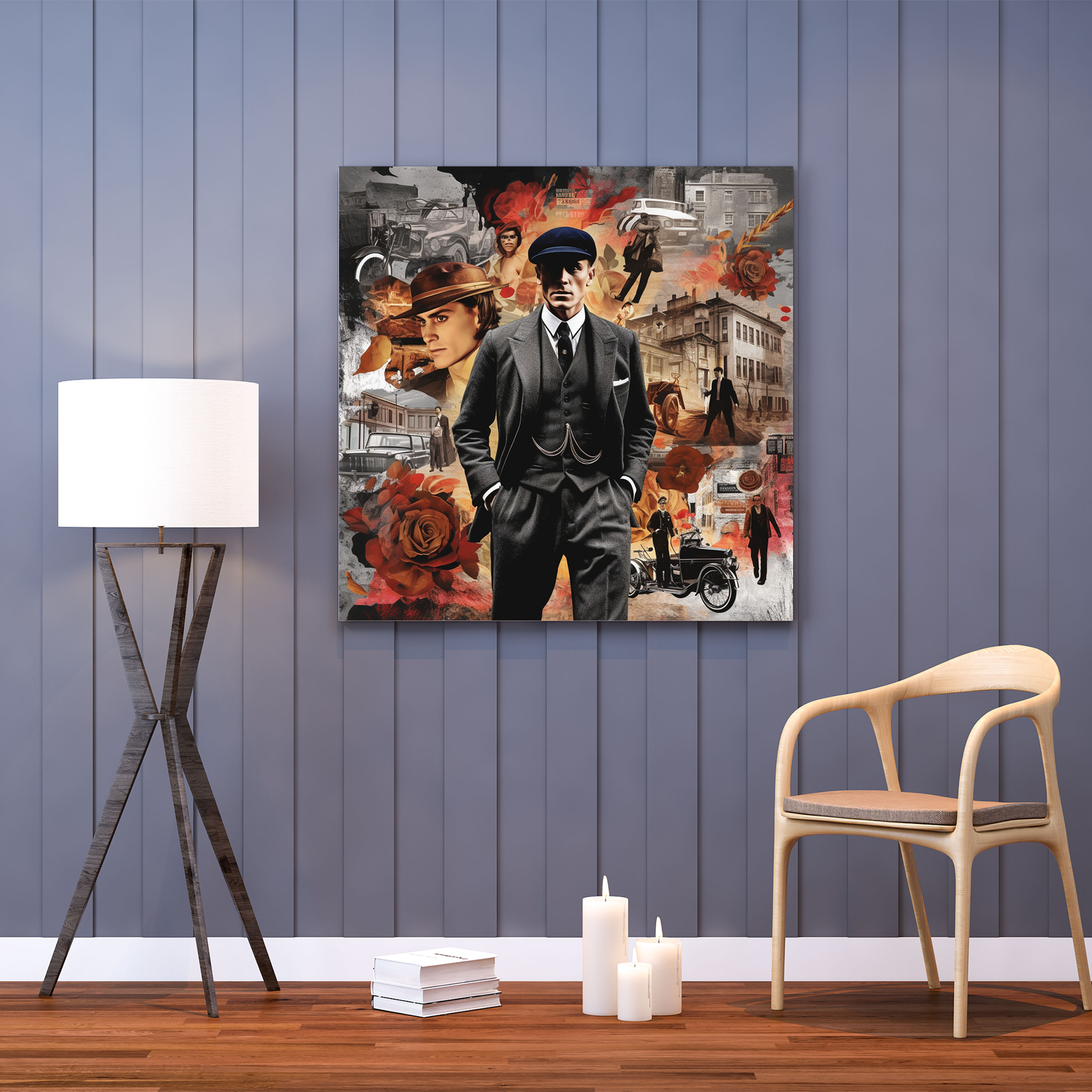 Peaky Blinders Canvas Print - Peaky Blinders, Characters, Symbols, Wall Decoration