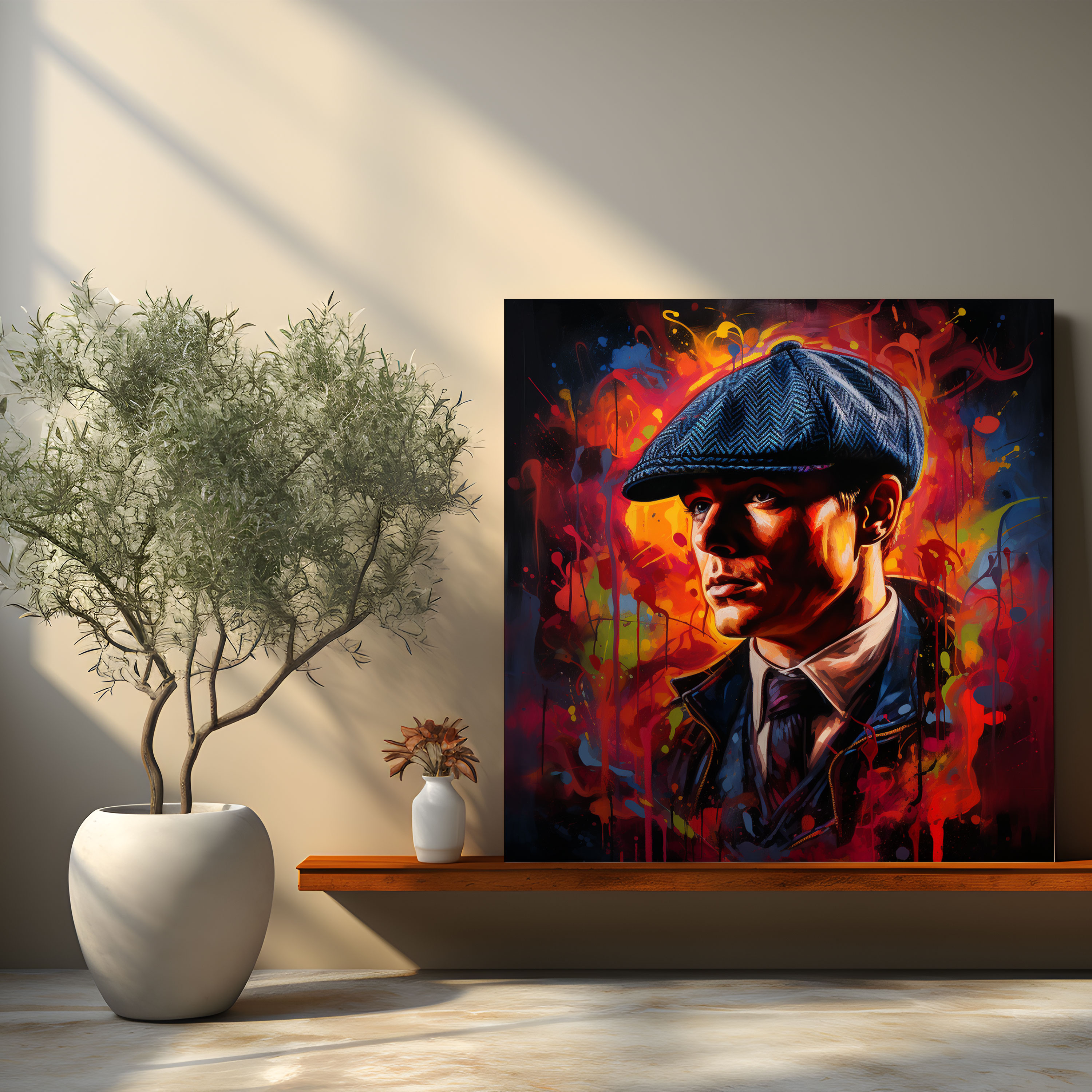 Peaky Blinders Graffiti Wall Art - Peaky Blinders, Canvas Print, Canvas, Eye-Catching