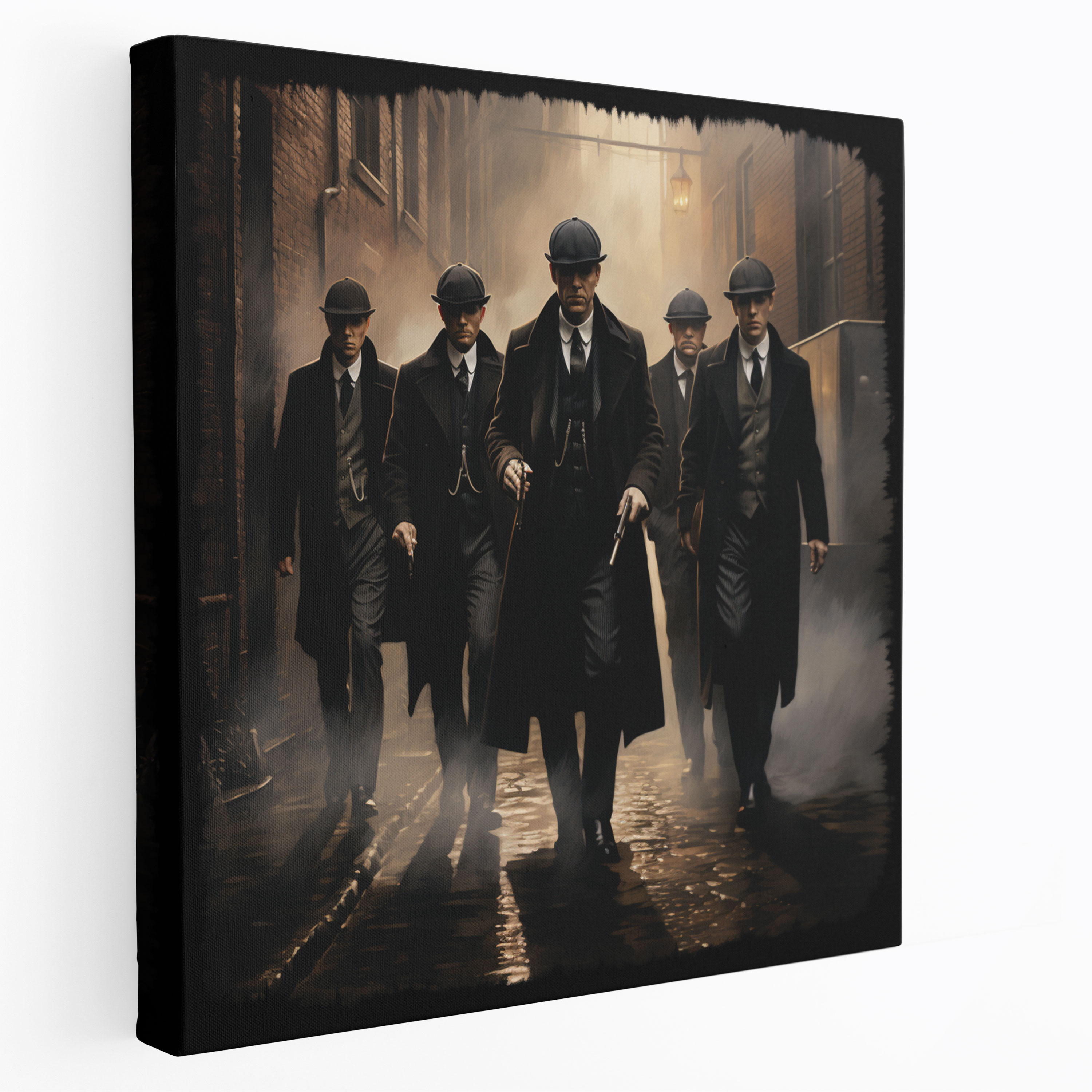 Peaky Blinders Çetesi Vintage Kanvas Tablo - Tehlike