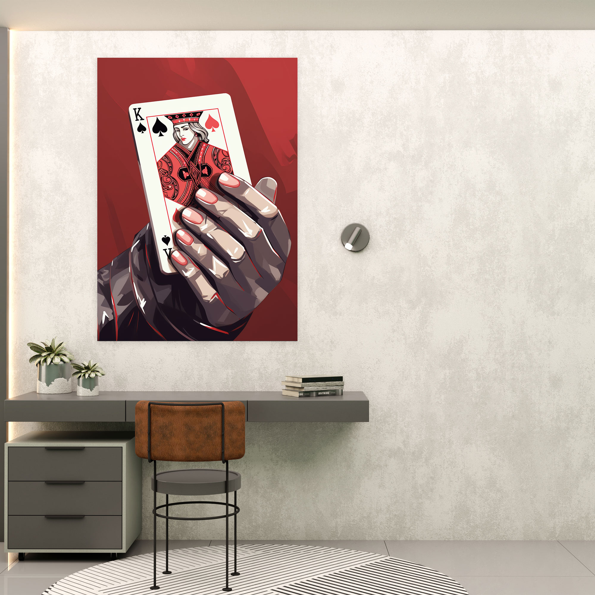 Playing Cards Wall Decoration - Playing Cards, Home Decoration, Card Game Room, Canvas Wall Art