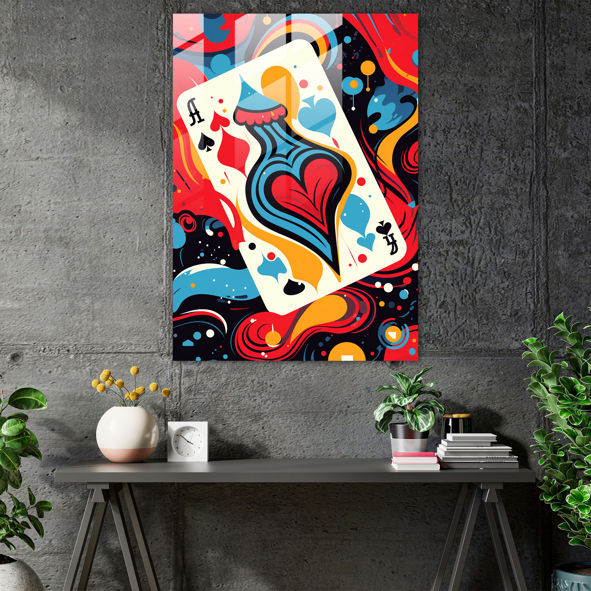 Playing Cards Wall Decoration - Playing Cards, Energy, Playing Cards, Home Decoration