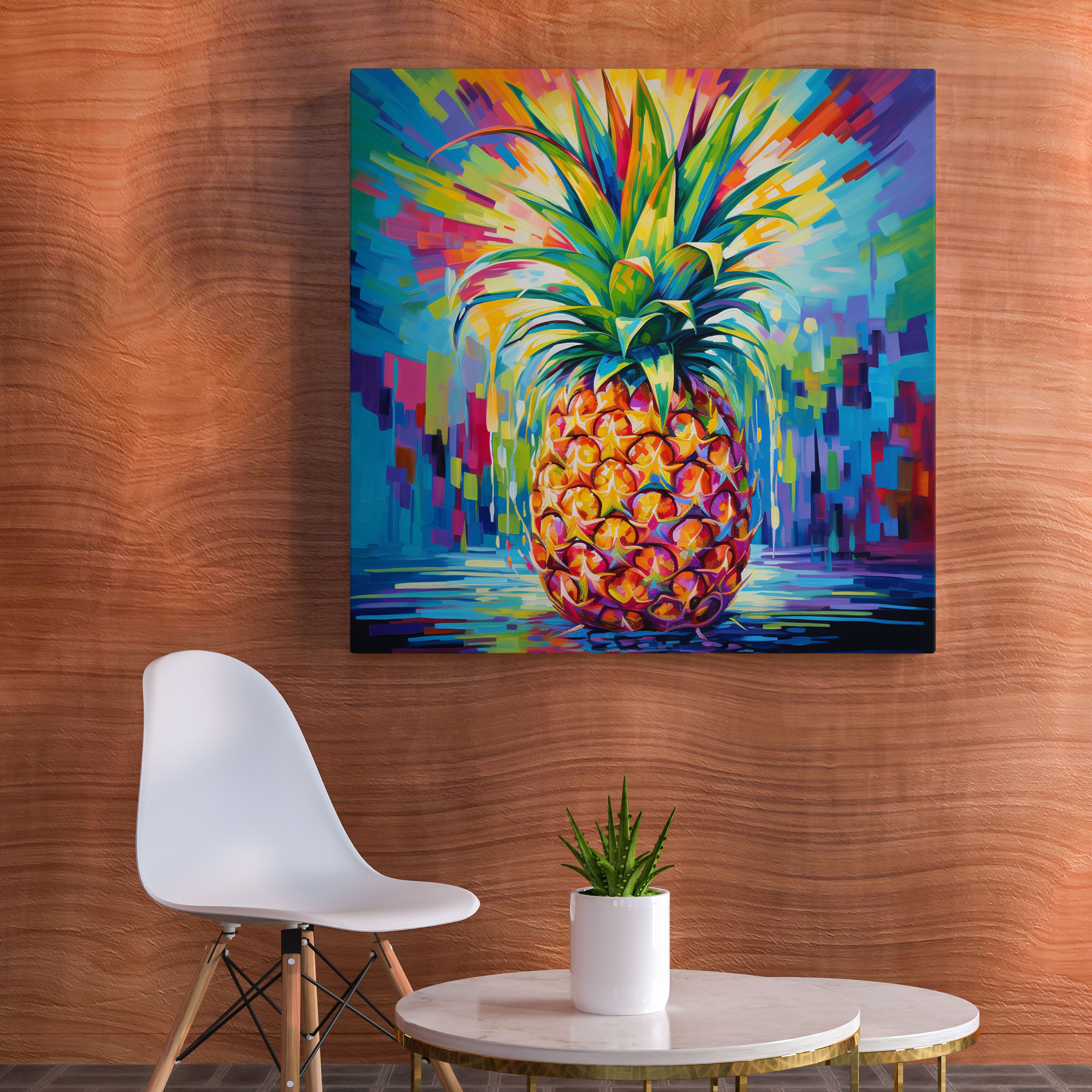 Pineapple Canvas Print - Tropical Fruit Wall Art - Pineapple, Wall Art, Tropical Fruit, Wall Decoration