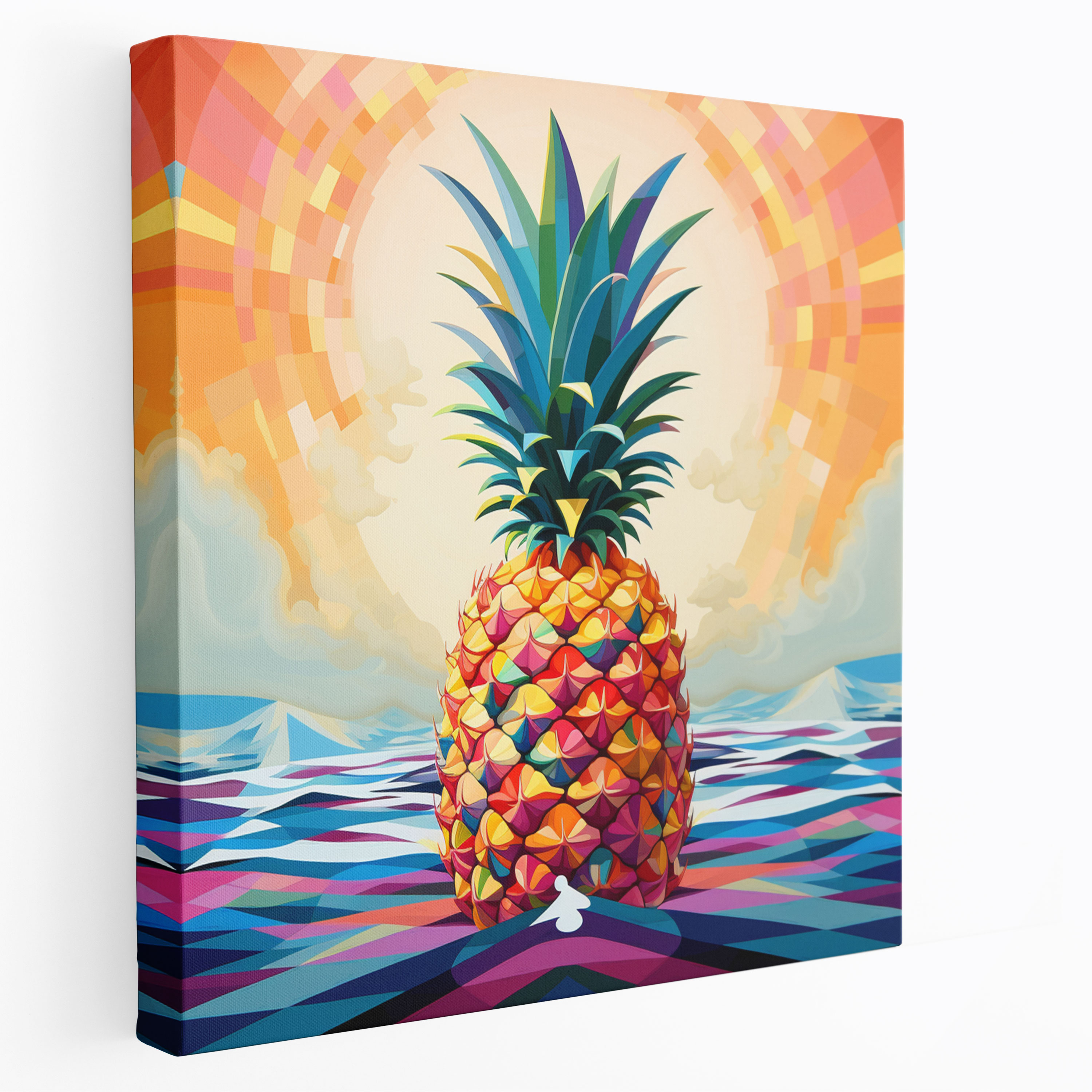 Pineapple Wall Decoration - Pineapple, Pineapple, Geometric Patterns, Modern Design