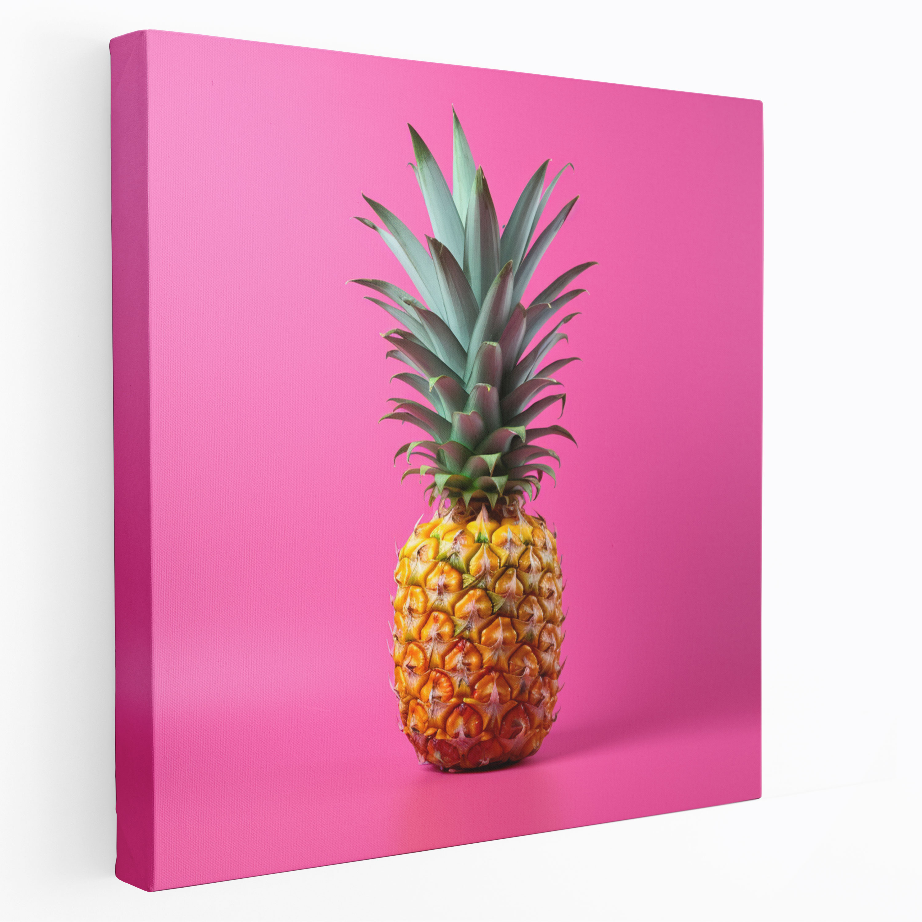 Bold Pineapple Canvas Print - Pineapple, Pineapple, Wall Art, Home Decoration