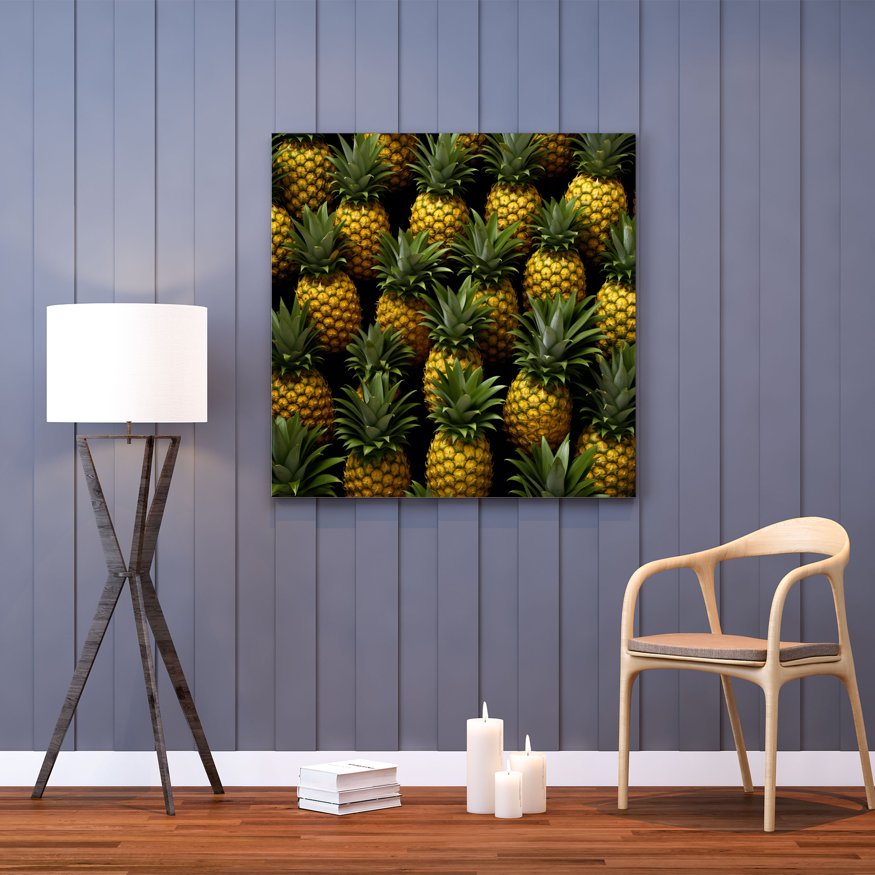 Pineapple Collage Wall Art - Pineapple, Pineapple, Wall Art, Wall Decoration