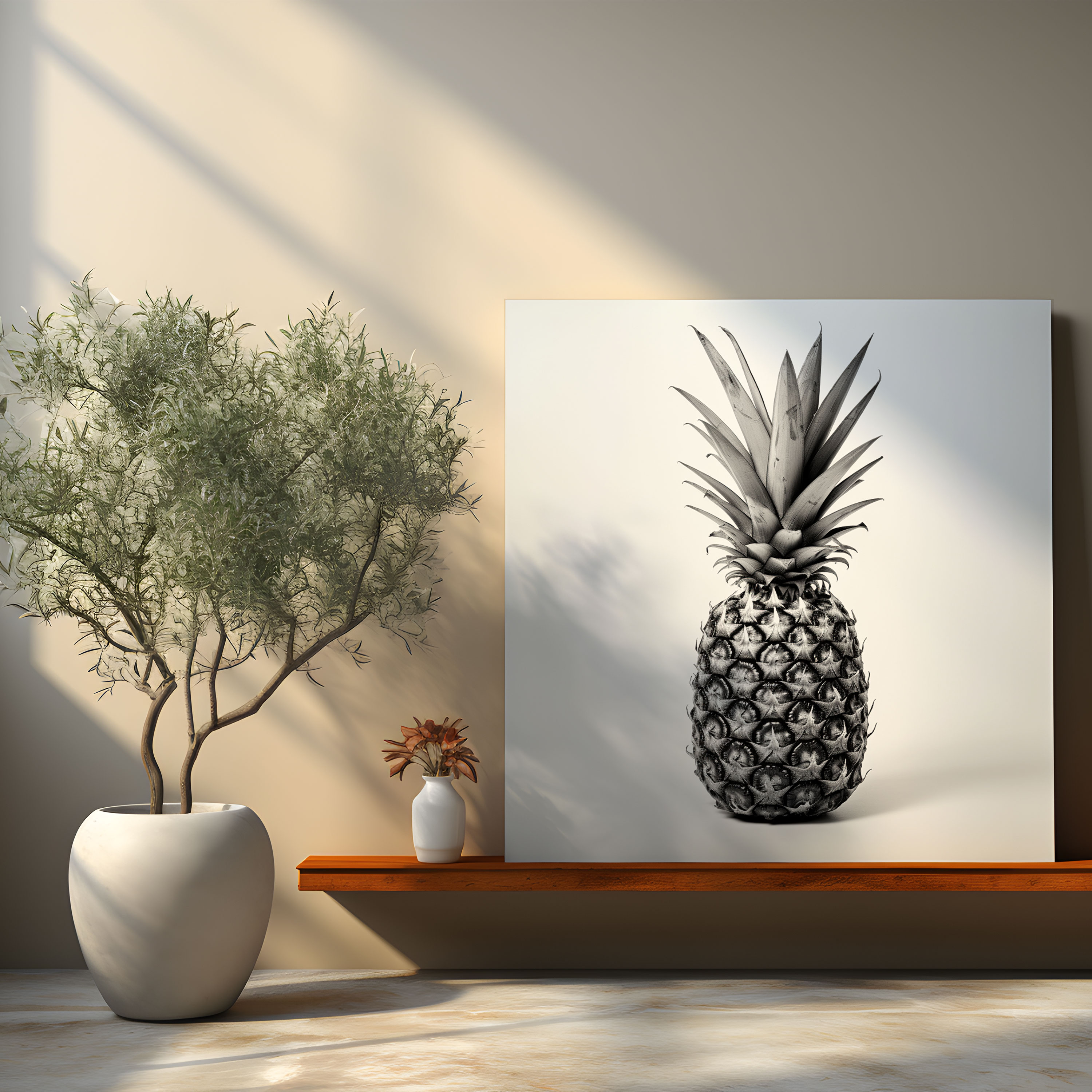 Pineapple Wall Art - Pineapple, Wall Decoration, Texture, Pineapple
