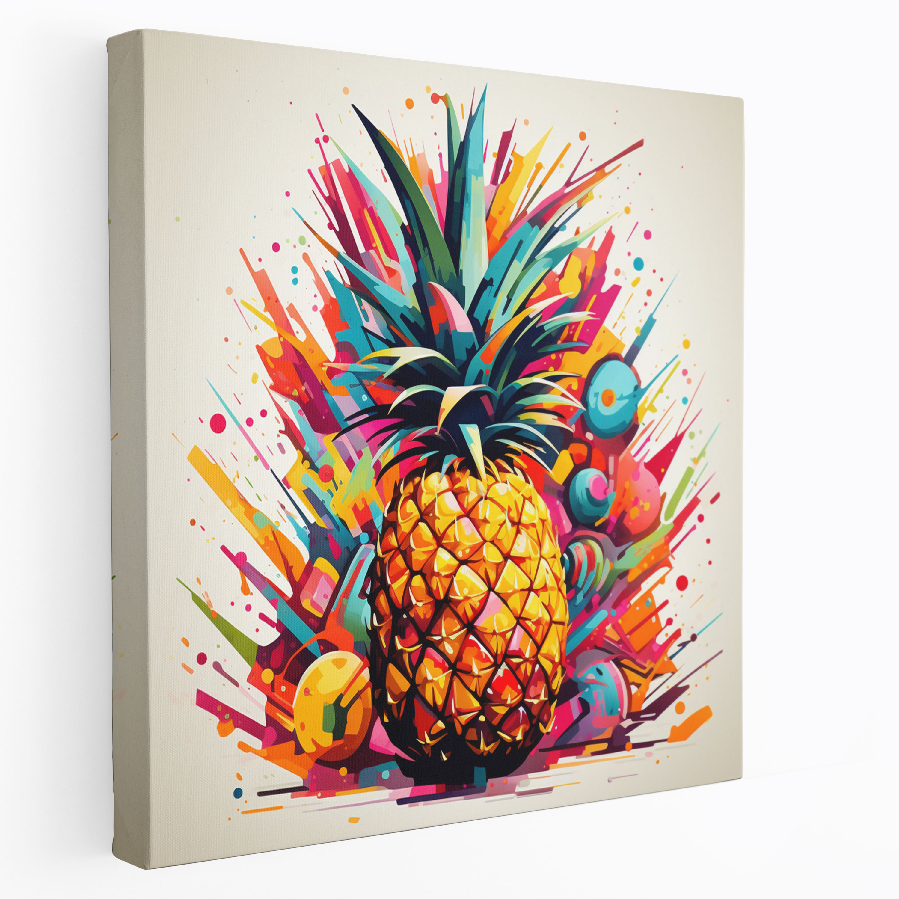 Pineapple Canvas Wall Art - Pineapple, Wall Decoration, Pineapple, Canvas Print