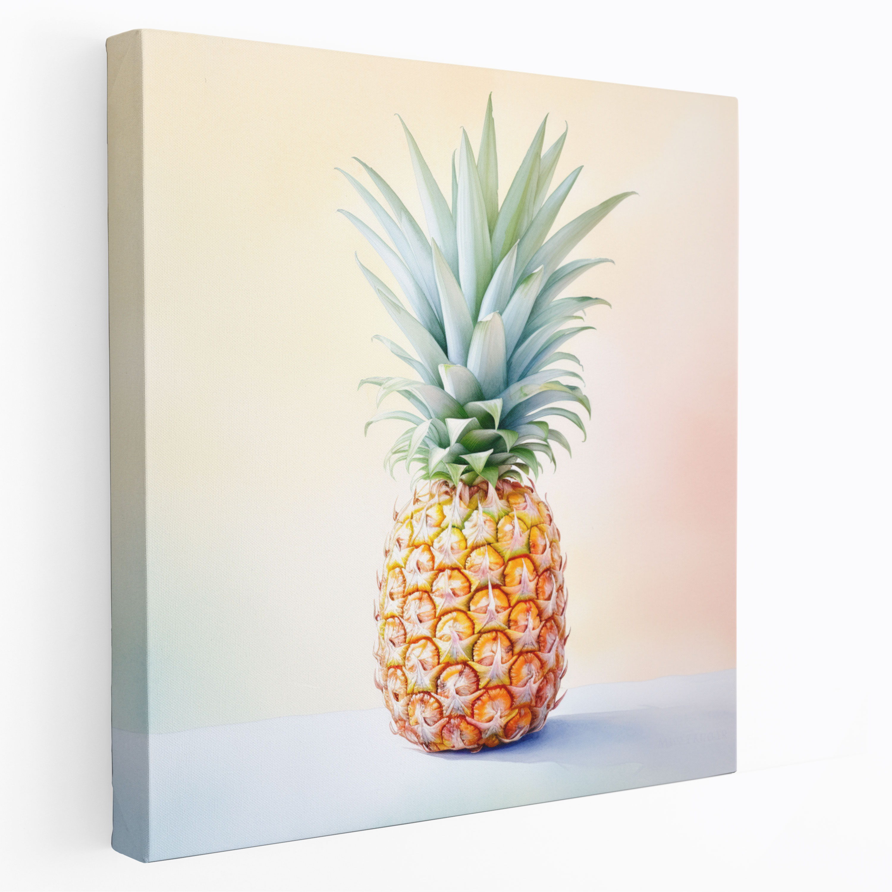 Tranquil Pineapple Canvas Print - Pineapple, Wall Decoration, Canvas Print, Pineapple