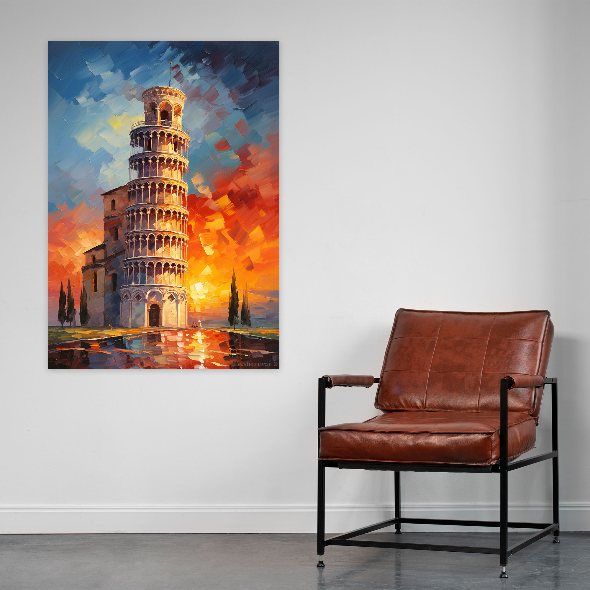 Leaning Tower Of Pisa Canvas Print - Leaning Tower Of Pisa, Canvas Wall Art, Canvas, Leaning Tower Of Pisa