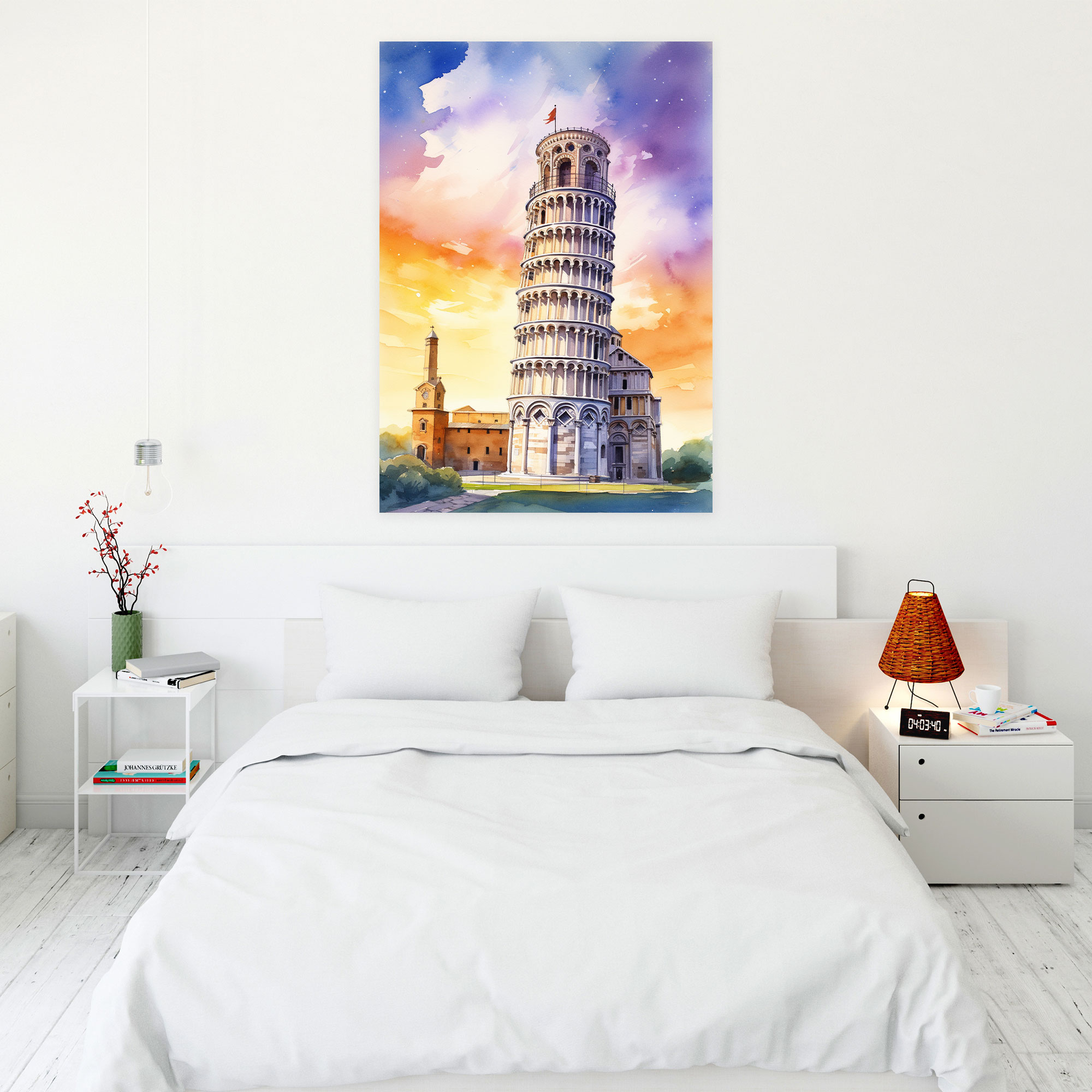 Leaning Tower Of Pisa Wall Art - Leaning Tower Of Pisa, Canvas Print, Canvas Wall Art, Wall Decoration