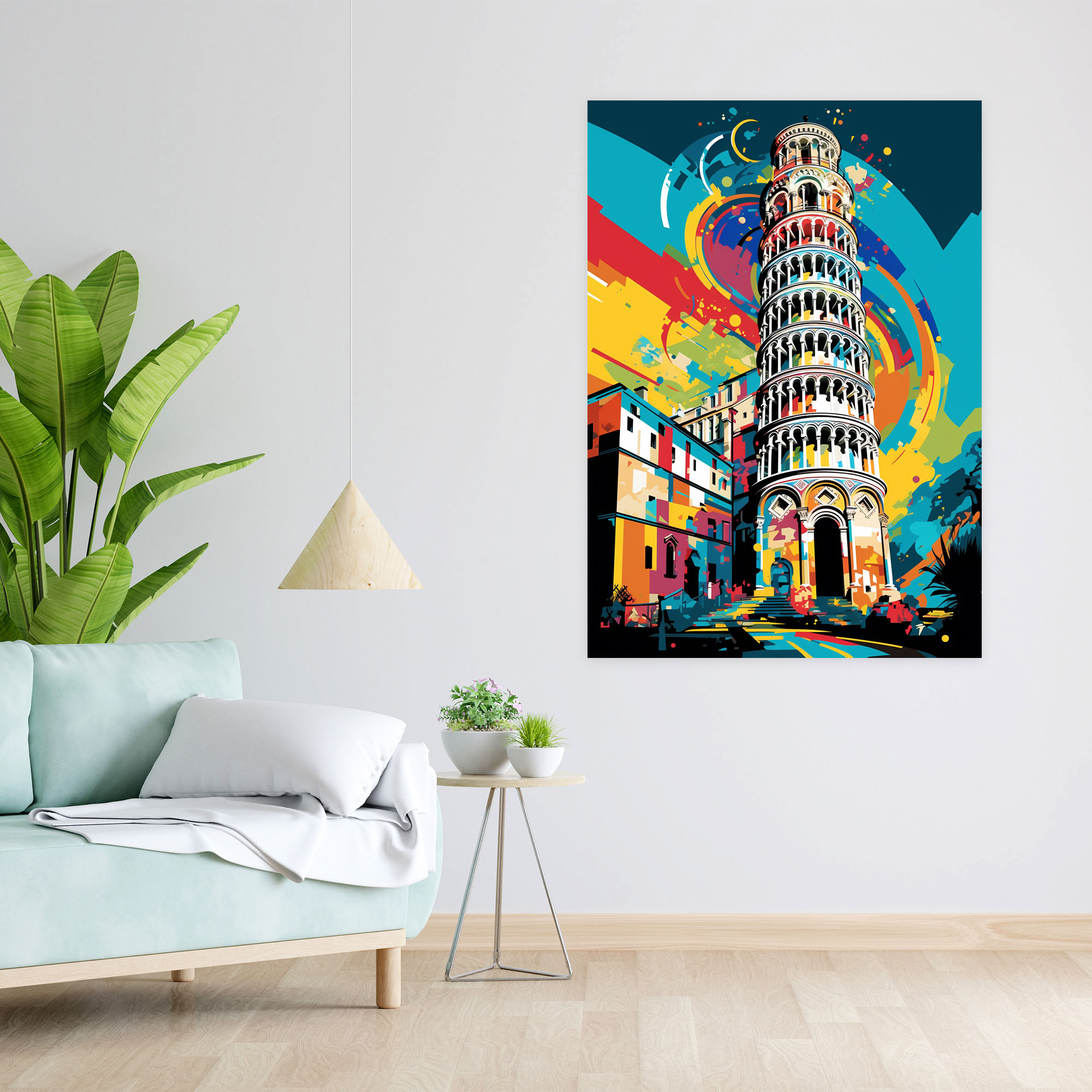 Leaning Tower Of Pisa Wall Decoration - Leaning Tower Of Pisa, Canvas Wall Art, Canvas Print, Home Decoration