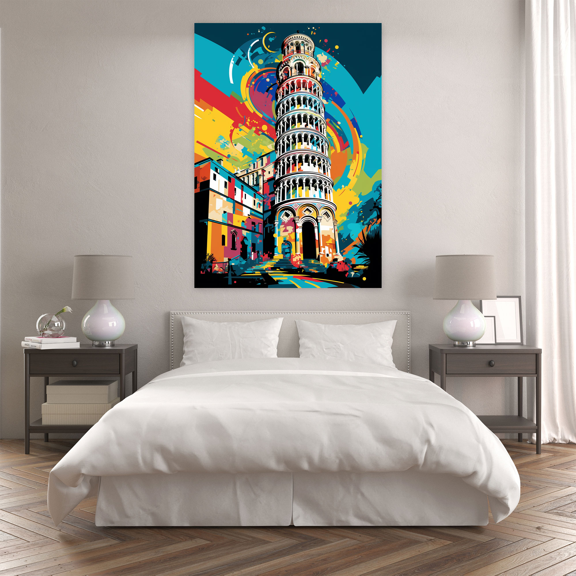 Leaning Tower Of Pisa Wall Decoration - Leaning Tower Of Pisa, Canvas Wall Art, Canvas Print, Home Decoration