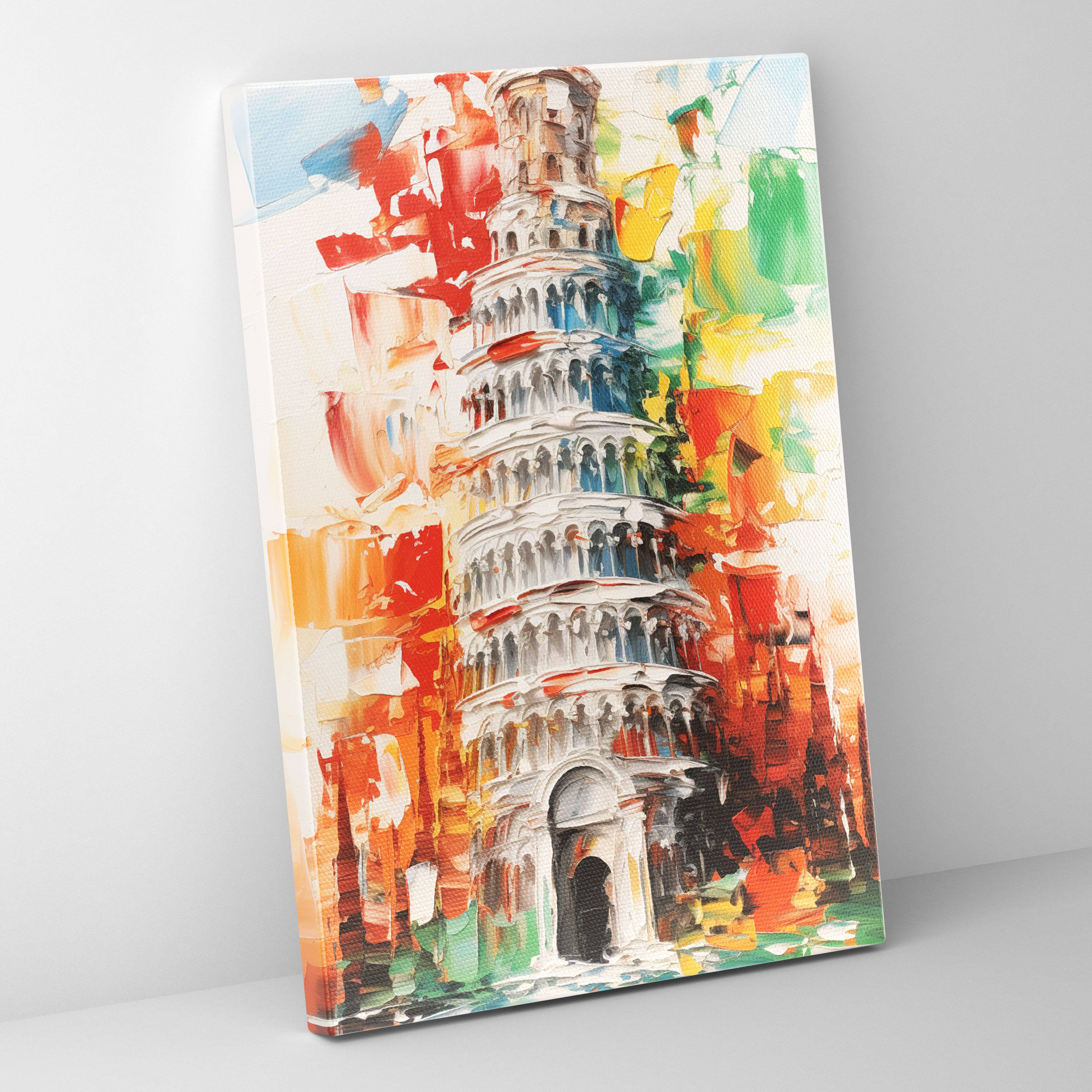 Leaning Tower Of Pisa Wall Art - Leaning Tower Of Pisa, Wall Art, Canvas, Home Decoration