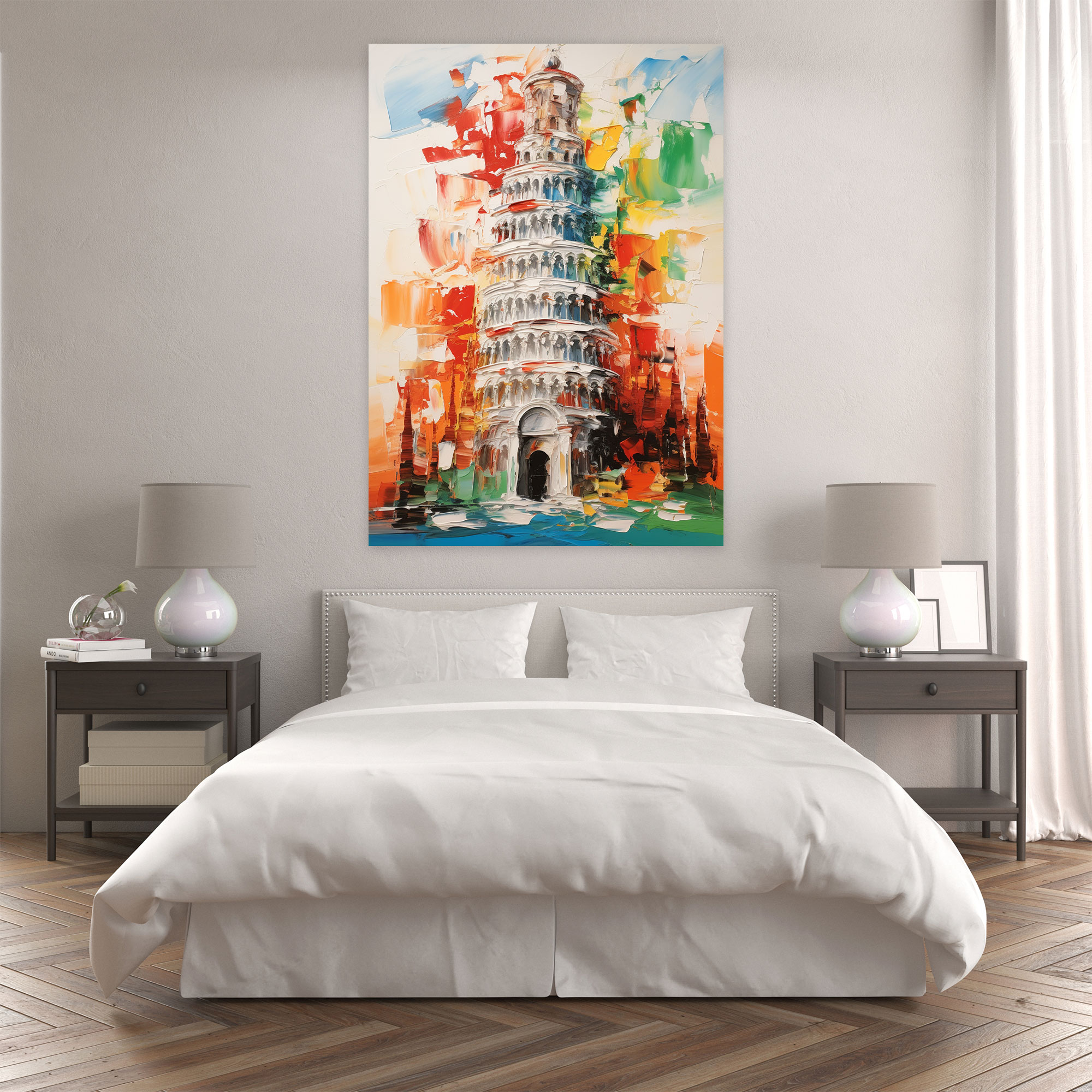 Leaning Tower Of Pisa Wall Art - Leaning Tower Of Pisa, Wall Art, Canvas, Home Decoration