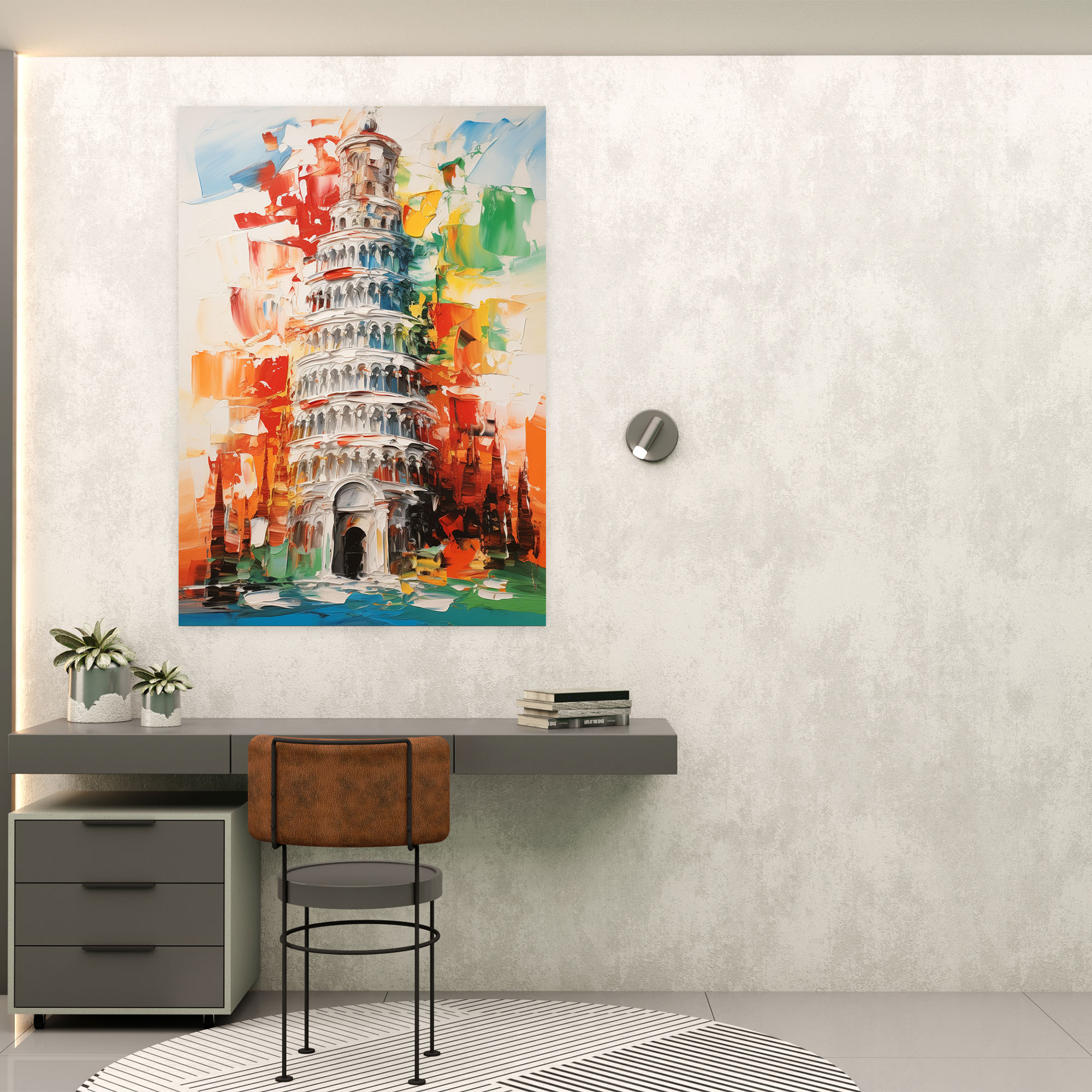 Leaning Tower Of Pisa Wall Art - Leaning Tower Of Pisa, Wall Art, Canvas, Home Decoration