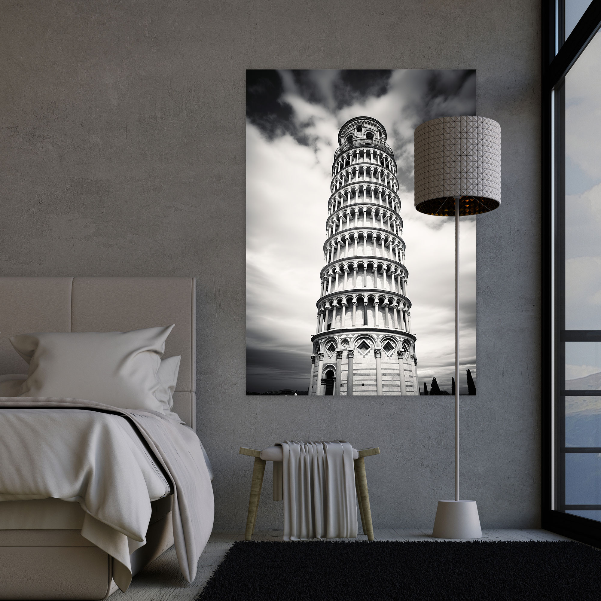 Leaning Tower Of Pisa Wall Decoration - Leaning Tower Of Pisa, Leaning Tower Of Pisa, Wall Art, Canvas
