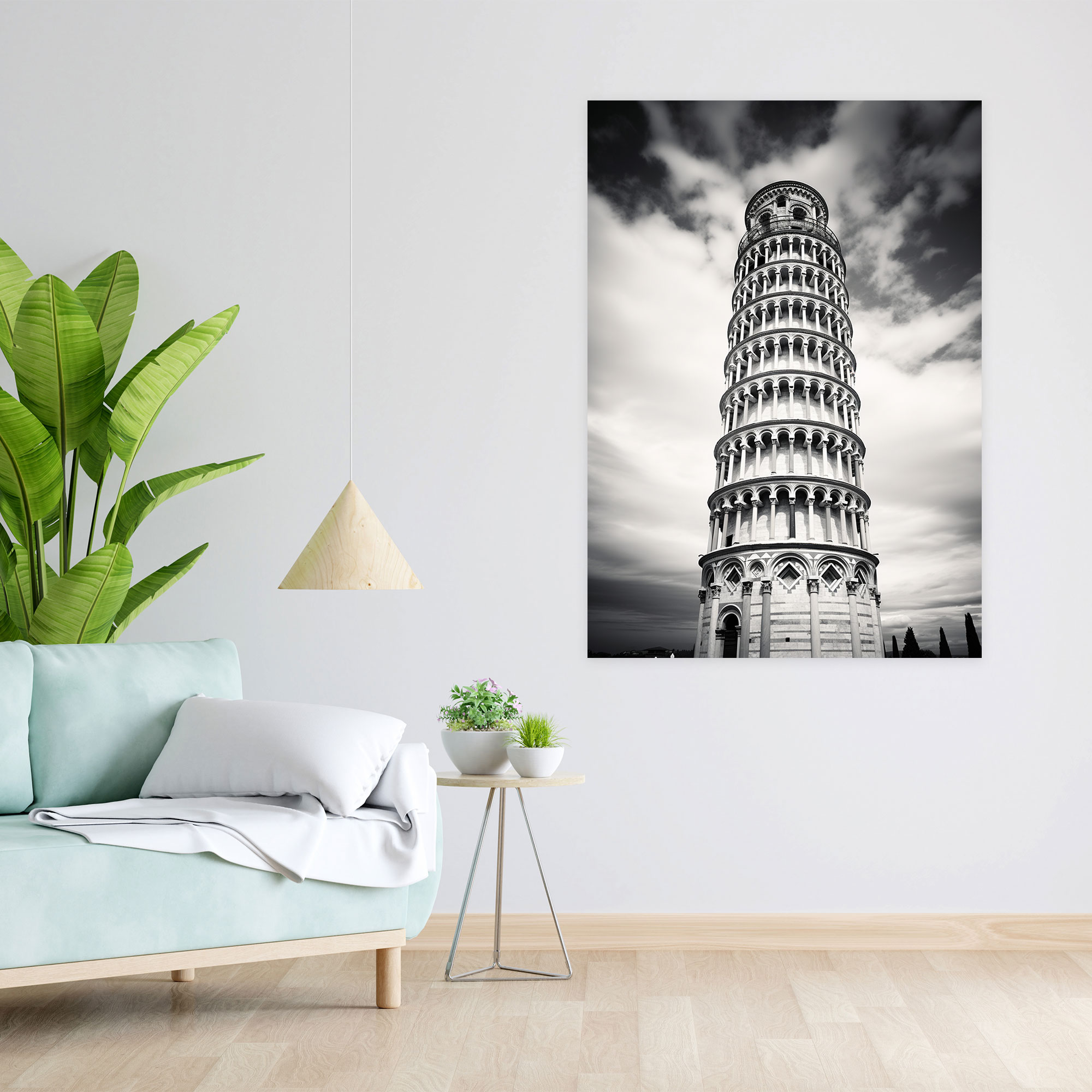 Leaning Tower Of Pisa Wall Decoration - Leaning Tower Of Pisa, Leaning Tower Of Pisa, Wall Art, Canvas