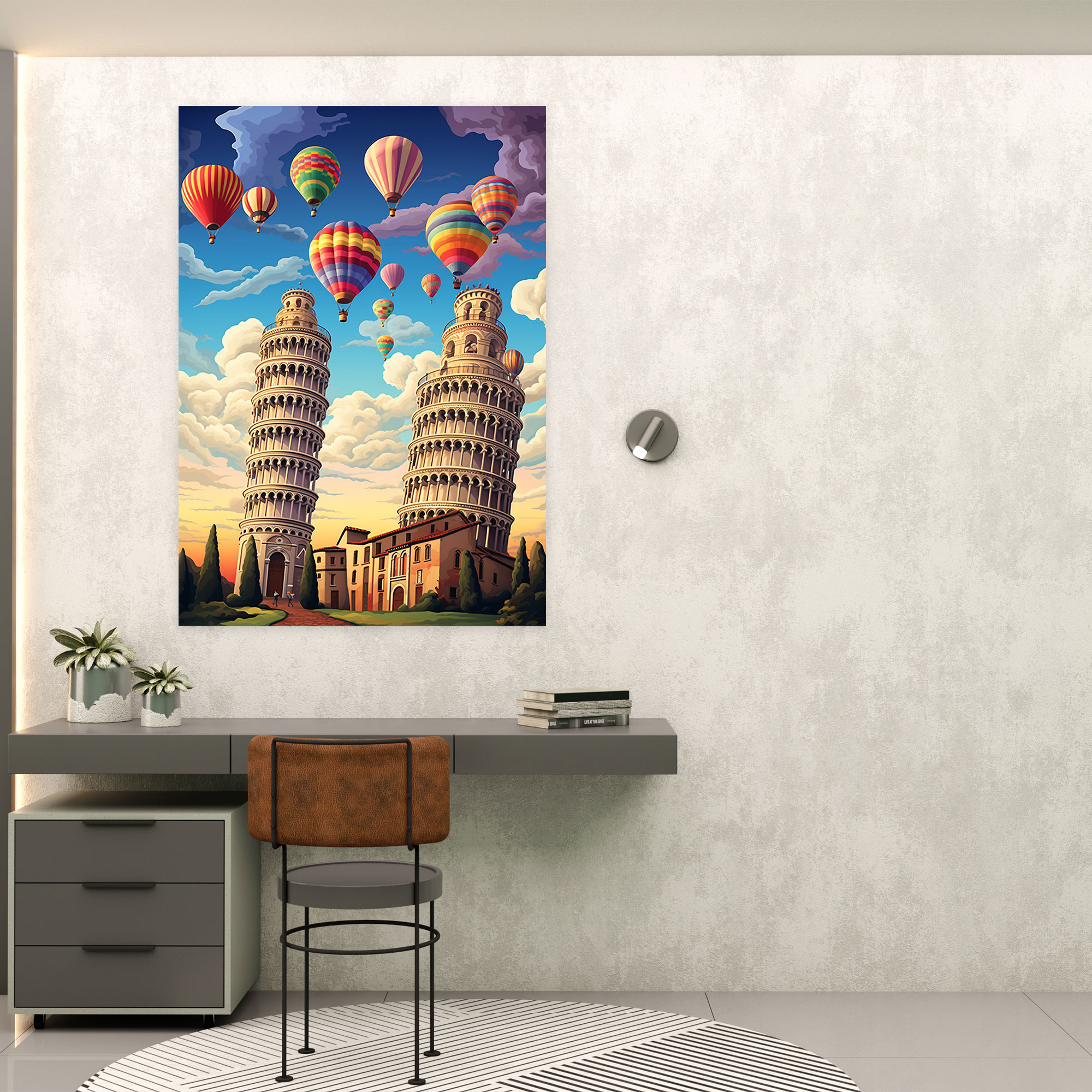 Leaning Tower Of Pisa Canvas Print - Leaning Tower Of Pisa, Leaning Tower Of Pisa, Home Decoration, Canvas Wall Art