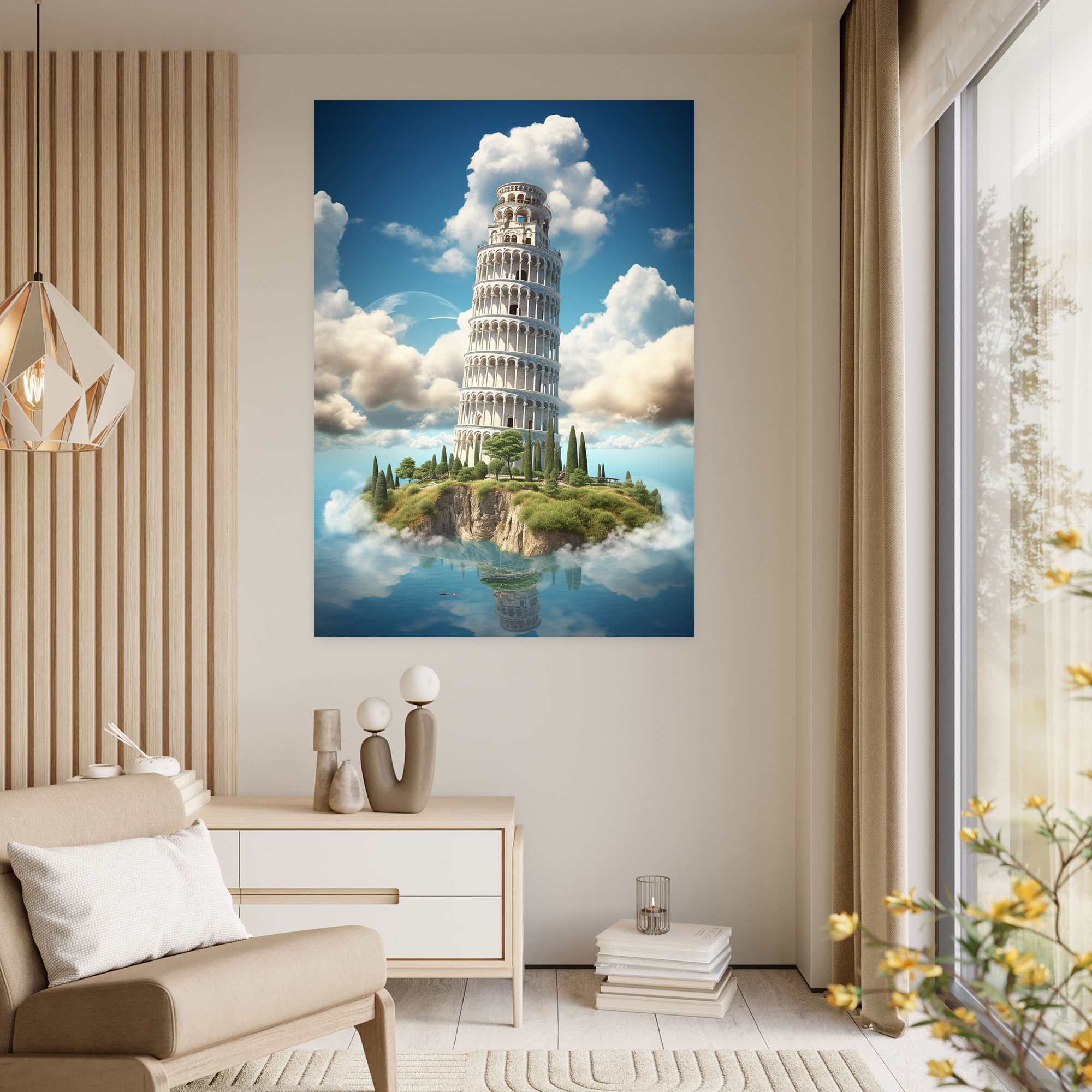 Leaning Tower Of Pisa Wall Art - Leaning Tower Of Pisa, Home Decoration, Wall Decoration, Wall Art
