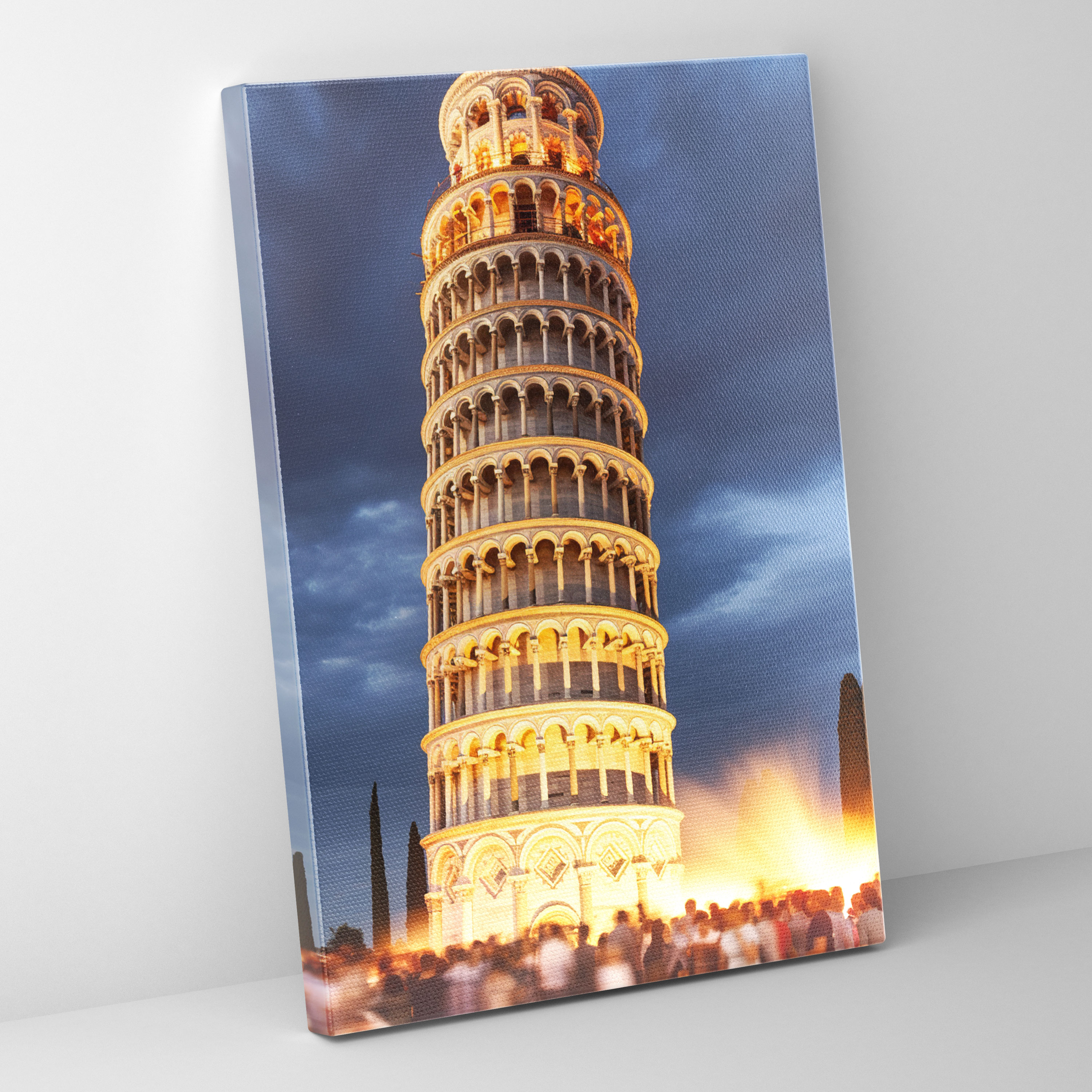 Leaning Tower Of Pisa Canvas Wall Art - Leaning Tower Of Pisa, Leaning Tower Of Pisa, Canvas Wall Art, Wall Decoration