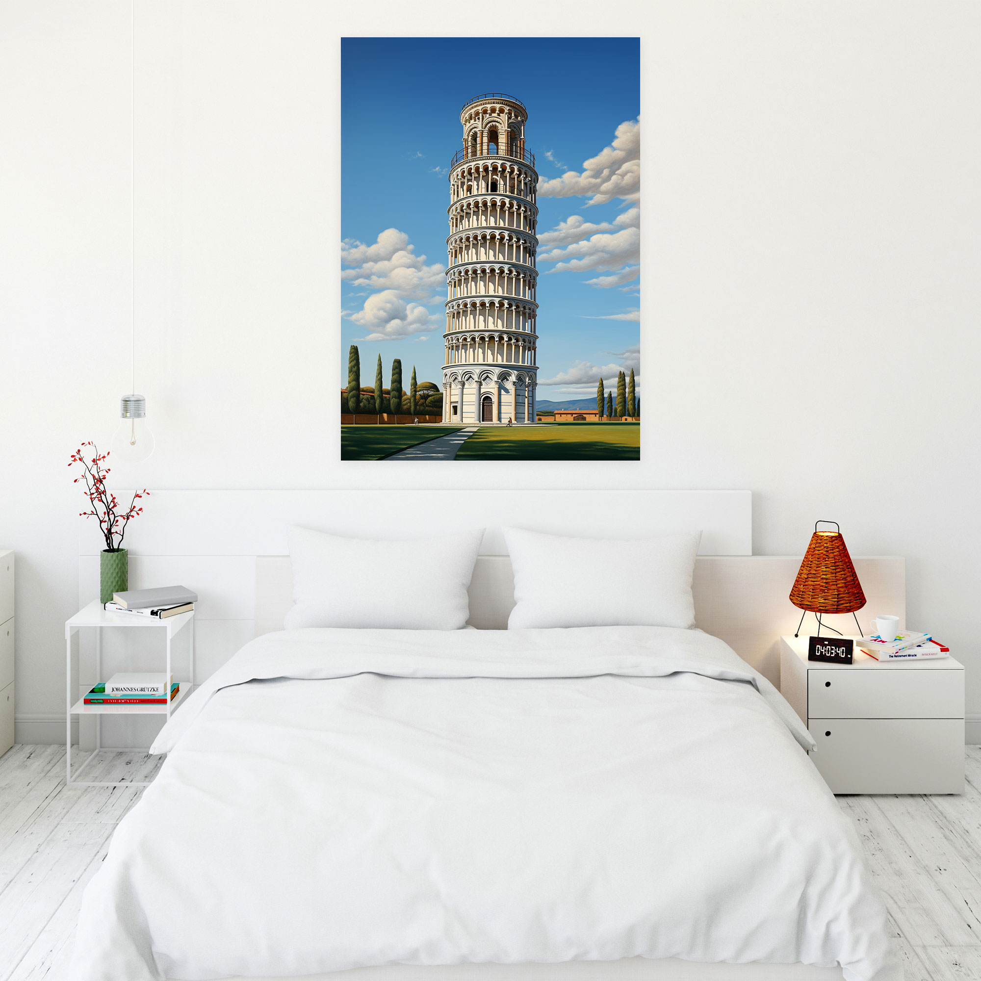 Leaning Tower Of Pisa Wall Art - Leaning Tower Of Pisa, Attention To Detail, Majestic View, Home Decoration