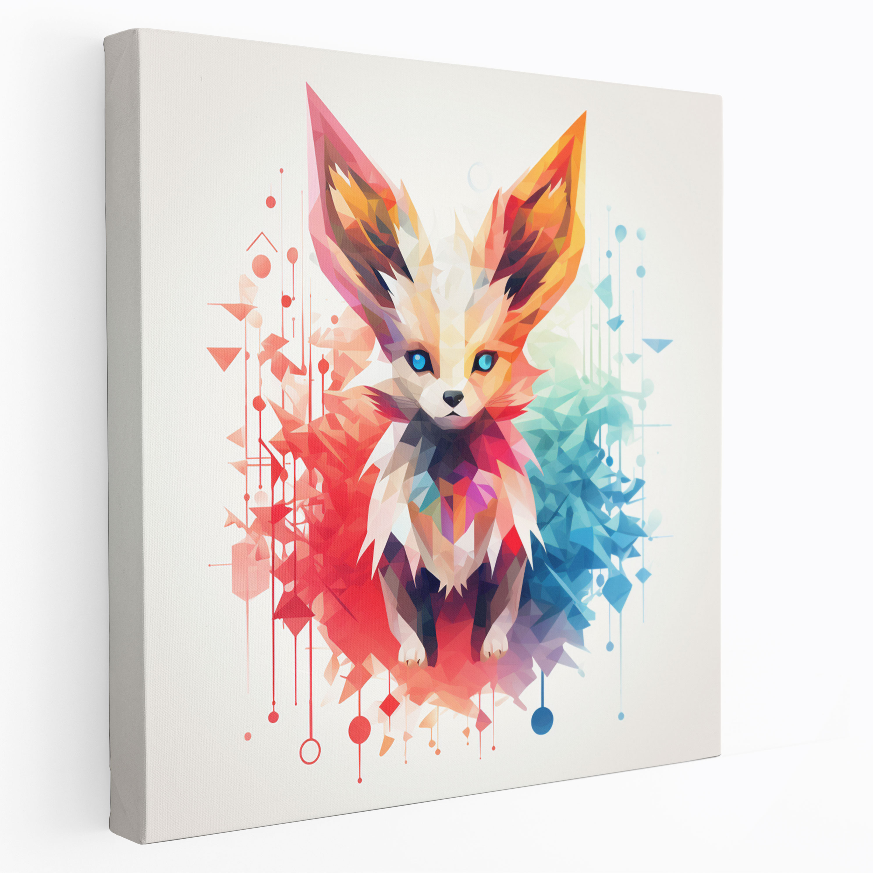 Pokemon Wall Decoration - Eevee Evolution Abstract Canvas Print - Pokemon, Eevee Evolution, Canvas Print, Canvas Wall Art