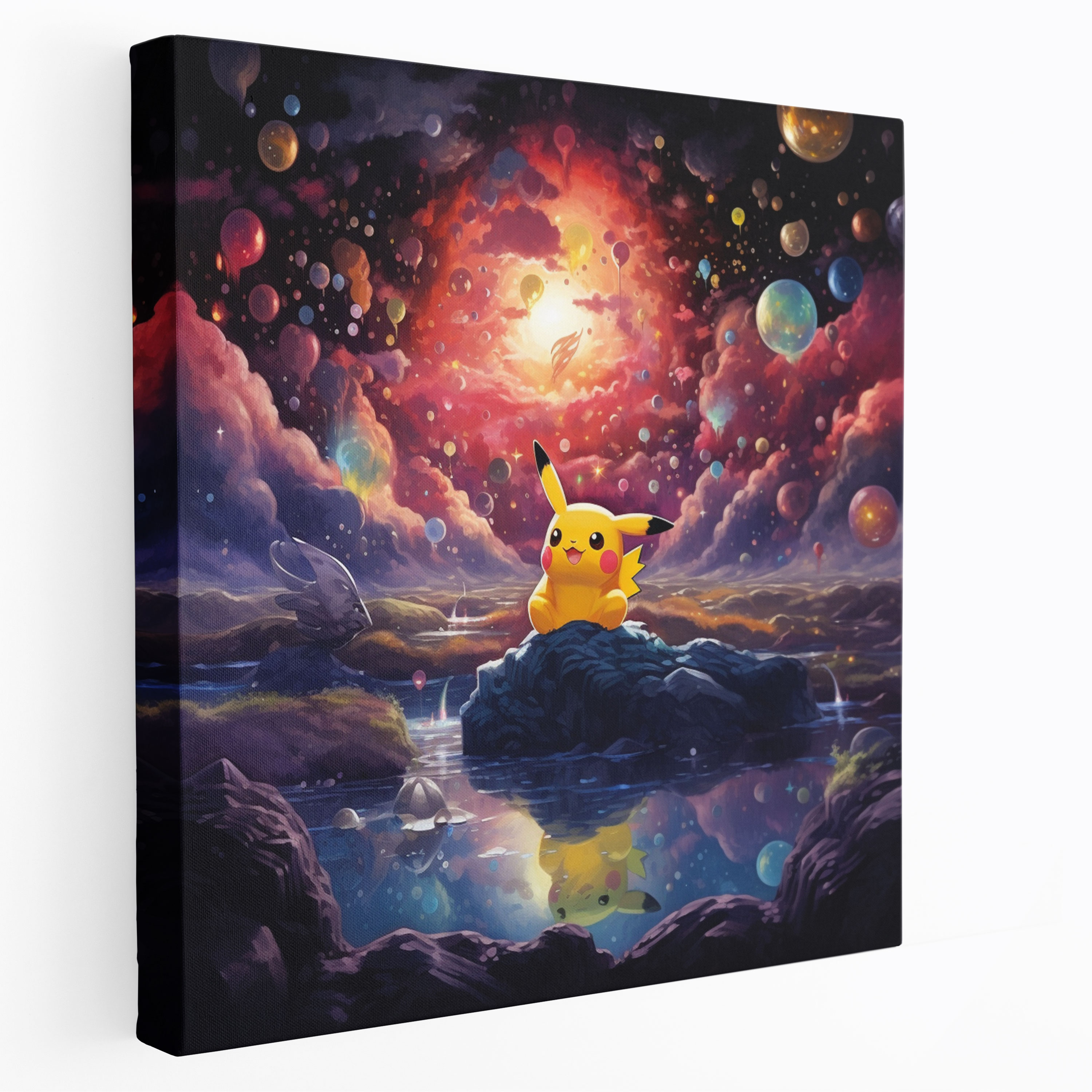 Pokemon Wall Art - Surreal Cosmos Pokemon Canvas Print - Pokemon, Surreal Artwork, Pokemon, Canvas