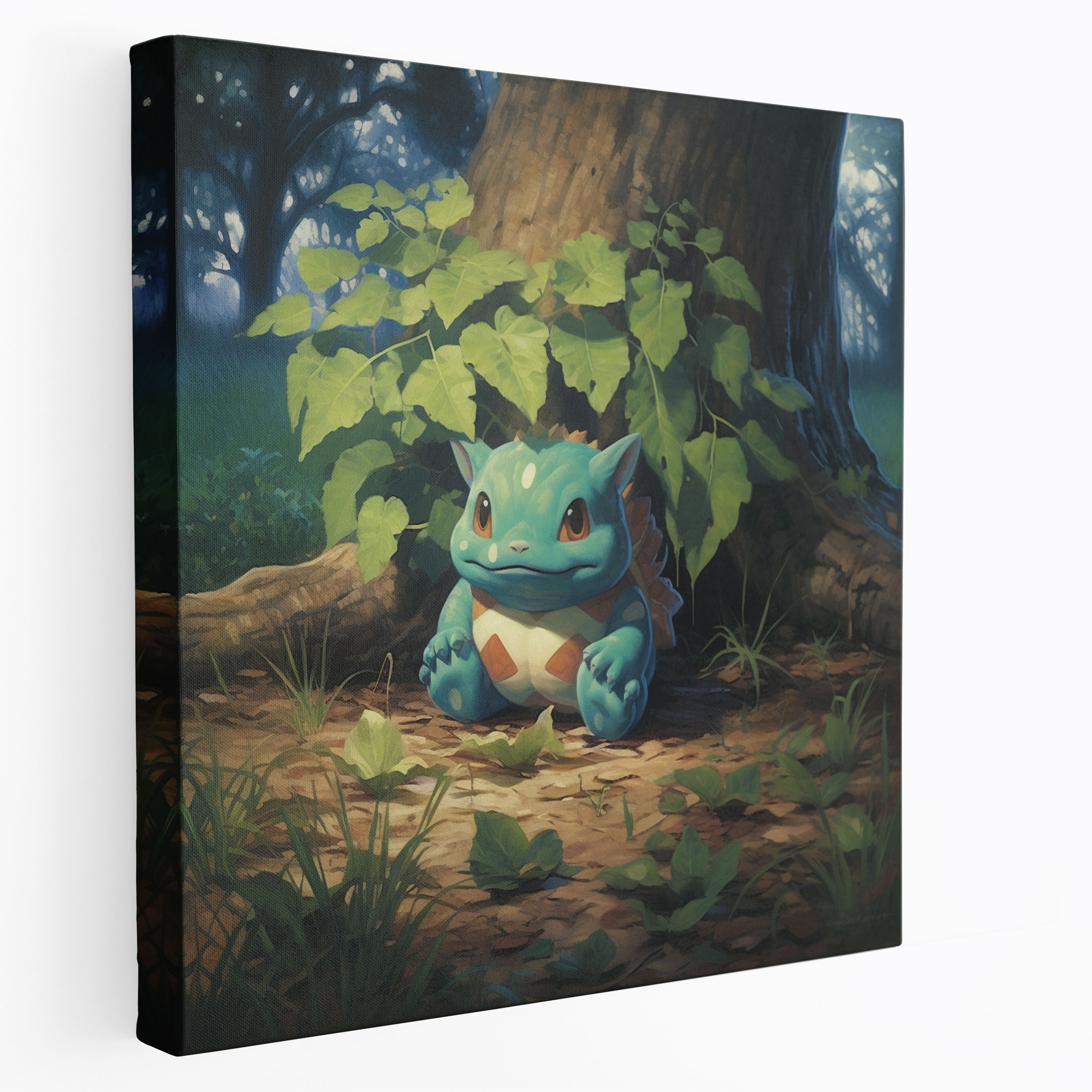 Pokemon Wall Art: Bulbasaur Resting Under Shady Tree - Pokemon, Pokemon, Wall Decoration, Bulbasaur