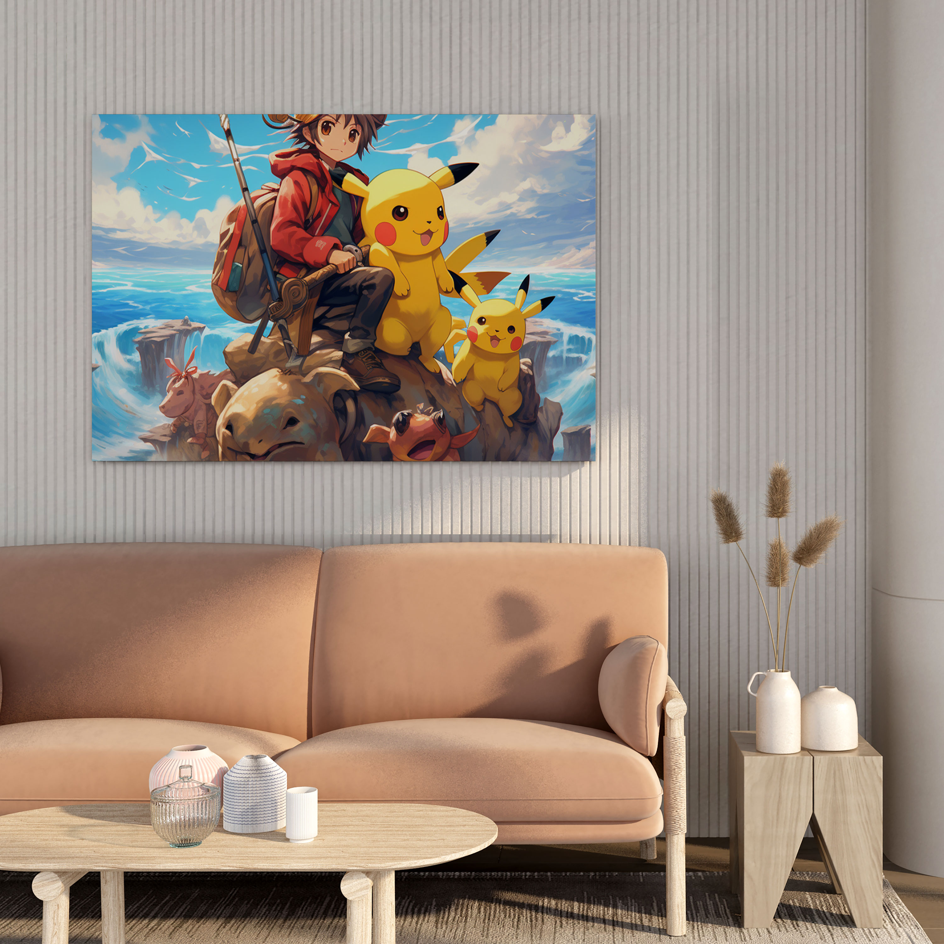 Pokemon Wall Art: Pikachu And Friends On Epic Adventure - Pokemon, Pikachu, Friends, Home Decoration