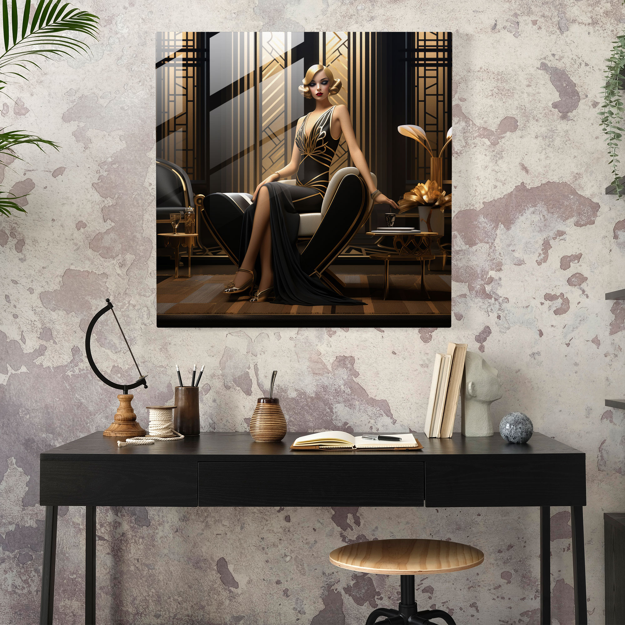 Pulp Fiction Cam Tablo - Femme Fatale Modern Sanat