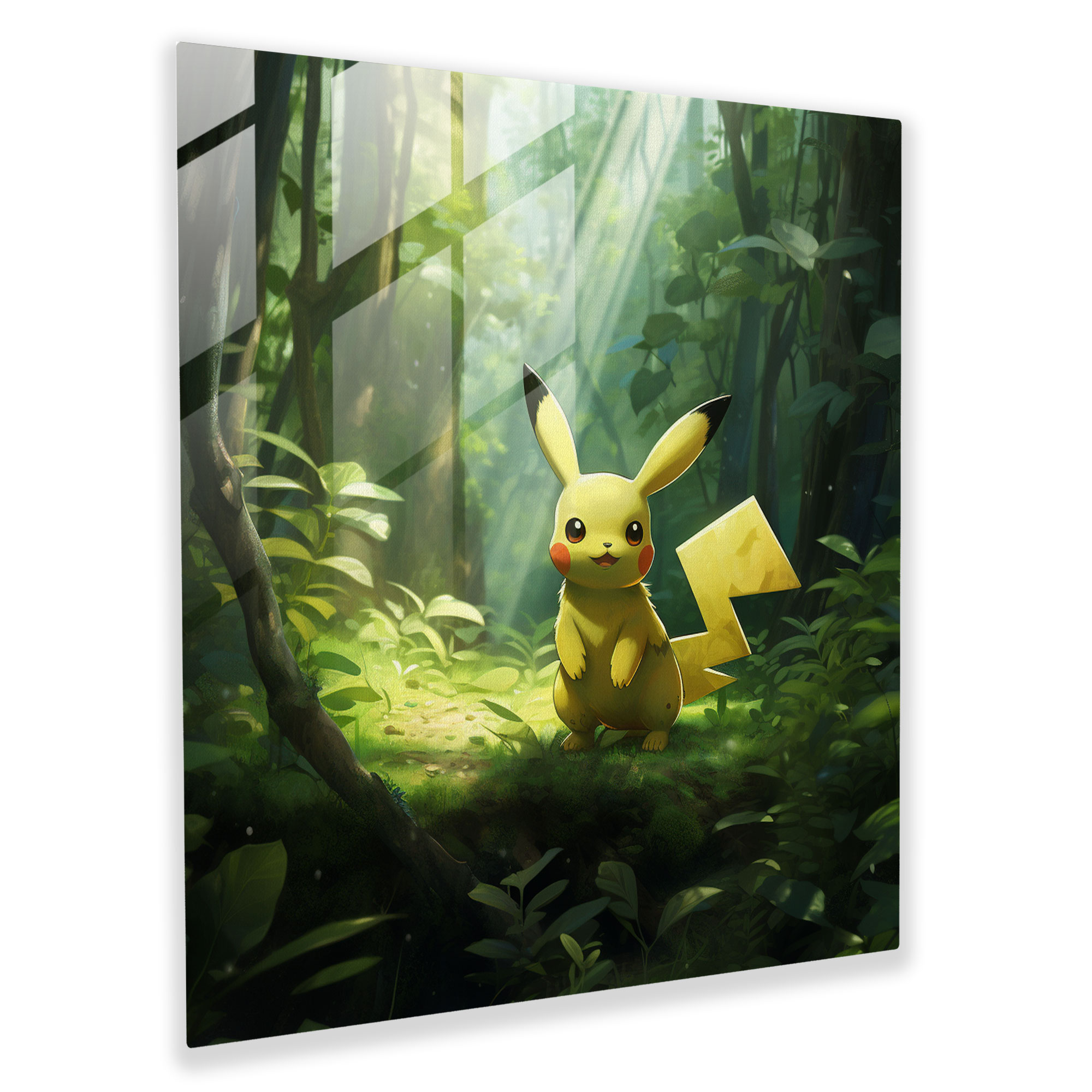 Pokemon Adventure Glass Print - Pokemon, Adventure, Pokemon Adventure Glass Print, Glass Wall Art