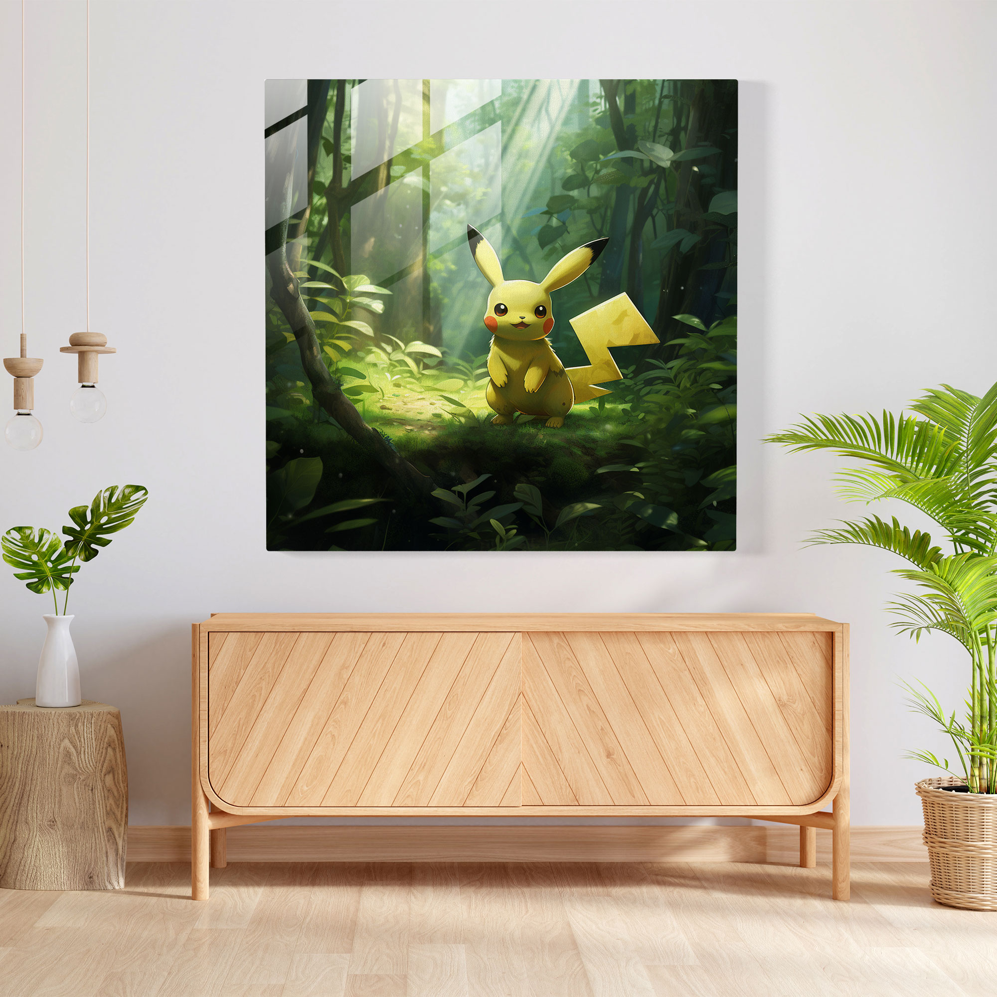 Pokemon Adventure Glass Print - Pokemon, Adventure, Pokemon Adventure Glass Print, Glass Wall Art