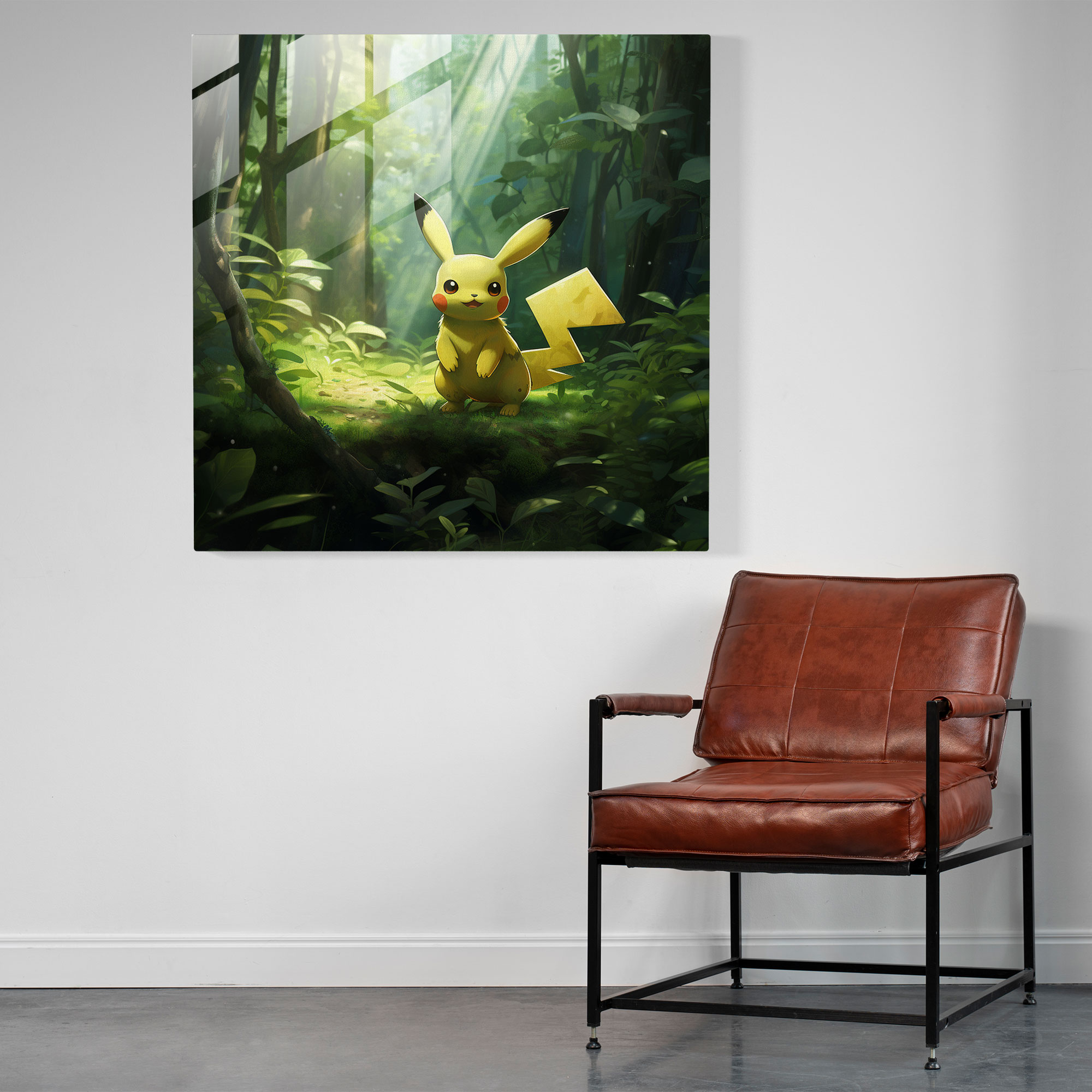 Pokemon Adventure Glass Print - Pokemon, Adventure, Pokemon Adventure Glass Print, Glass Wall Art