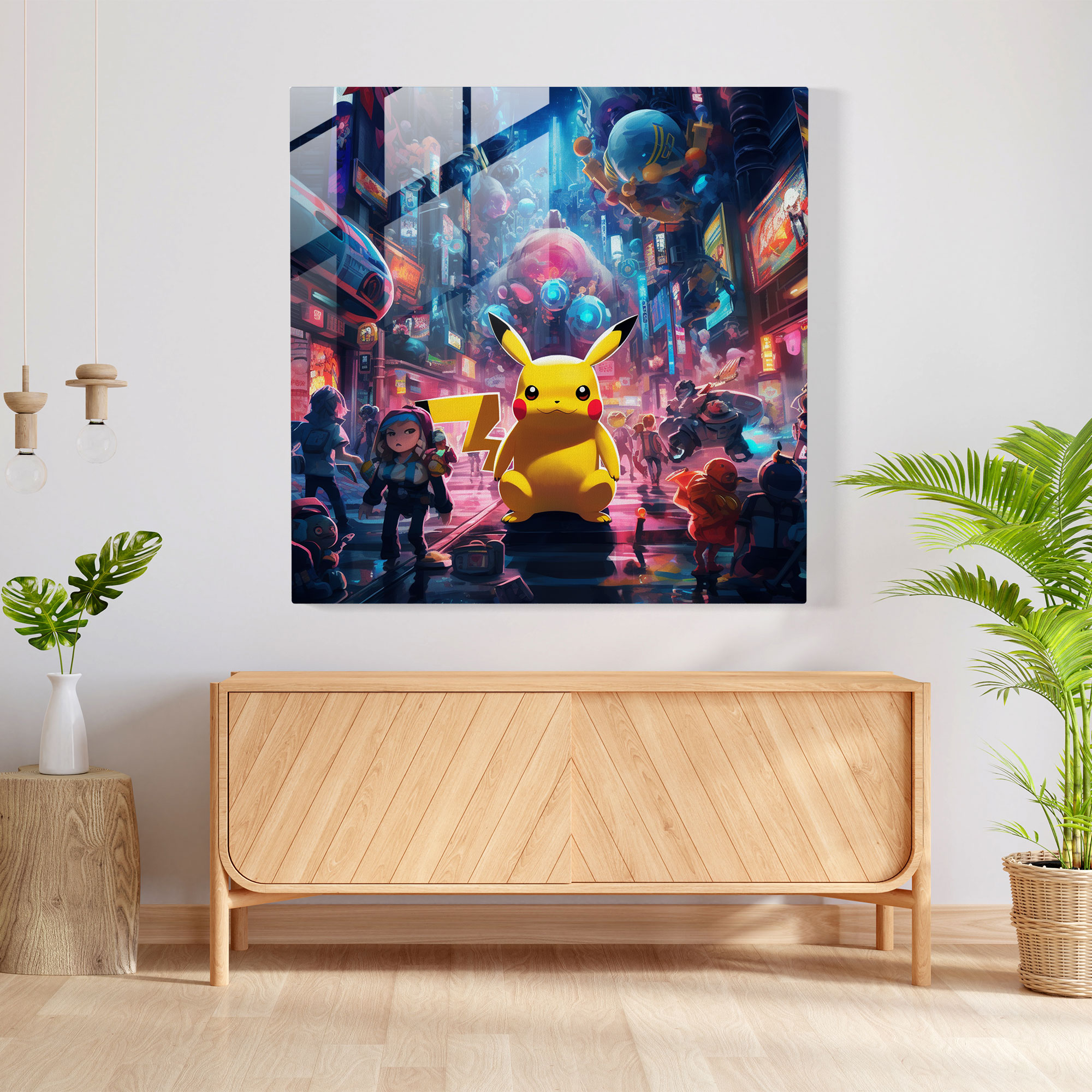 Pokemon Adventure Glass Print - Pokemon, Pokemon, Home Decoration, Glass Art