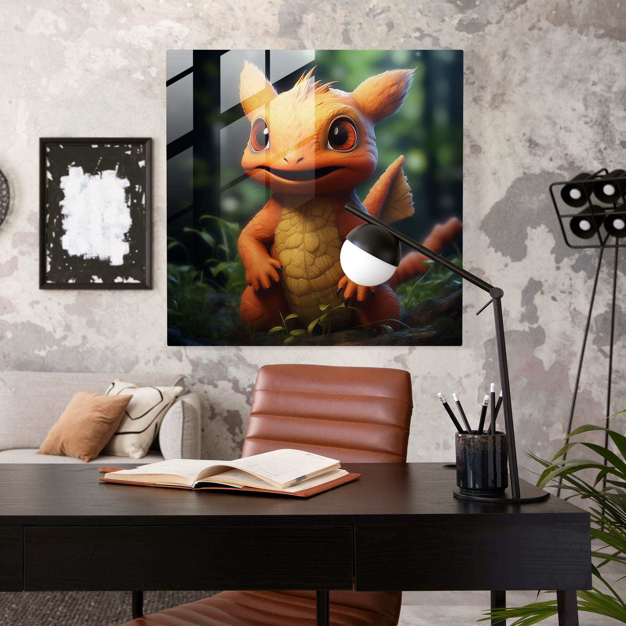 Pokemon Realistic Glass Print - Pokemon, Glass Print, Pokemon Realistic Glass Print, Wall Decoration