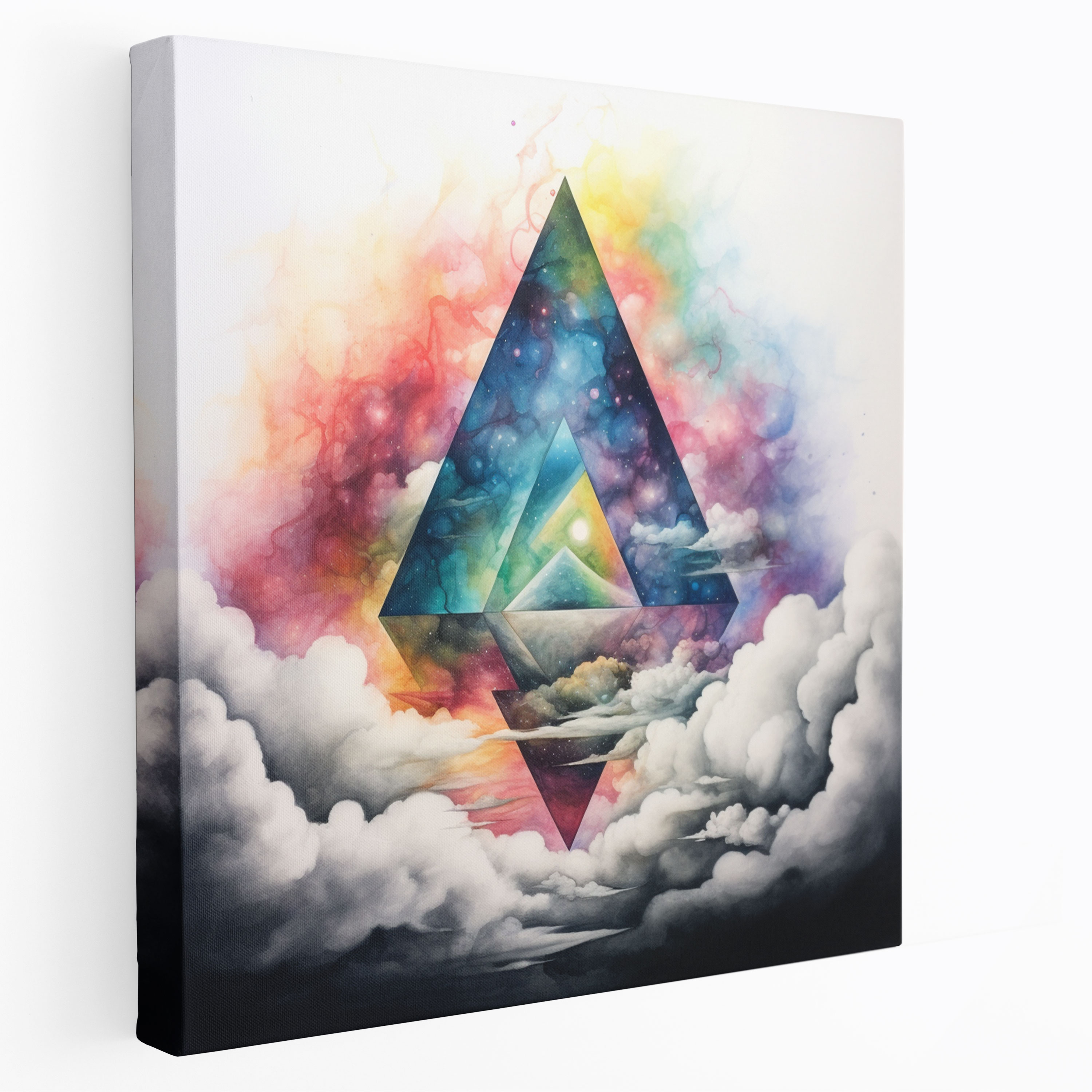 Pink Floyd Wandkunst - Traumhaftes Aquarell-Leinwandbild - Pink Floyd Leinwandkunst Wanddekoration Leinwandbild