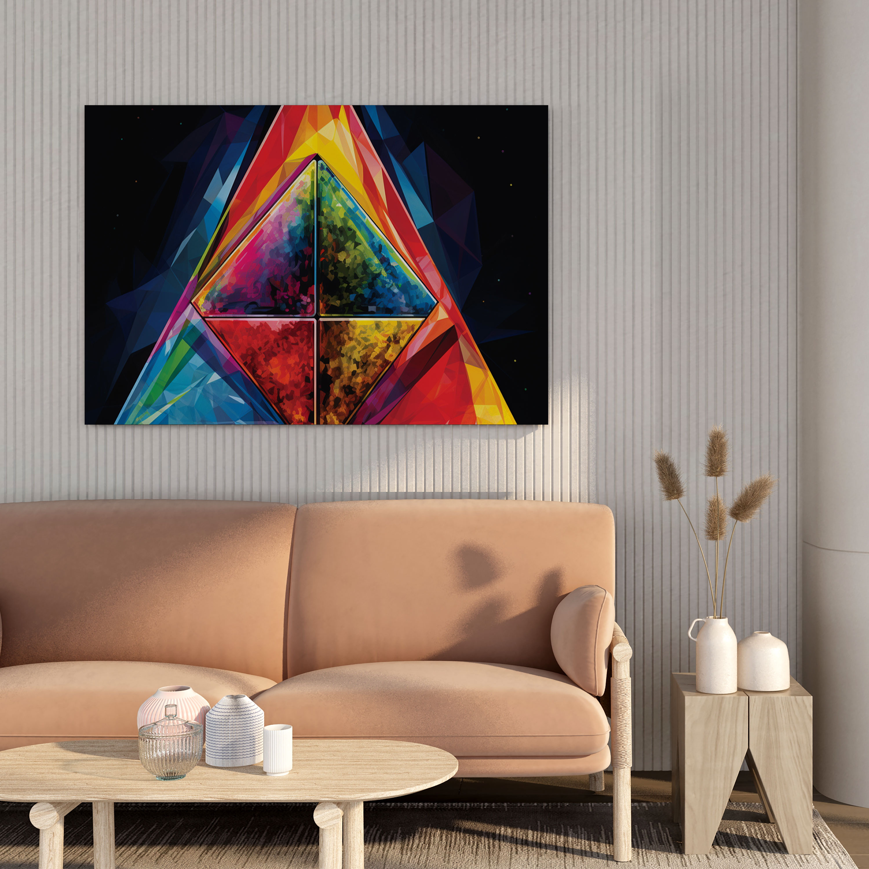 Pink Floyd Canvas Print - Pop Art Dark Side Of The Moon Wall Art - Pink Floyd, Home Decoration, Wall Decoration, Canvas