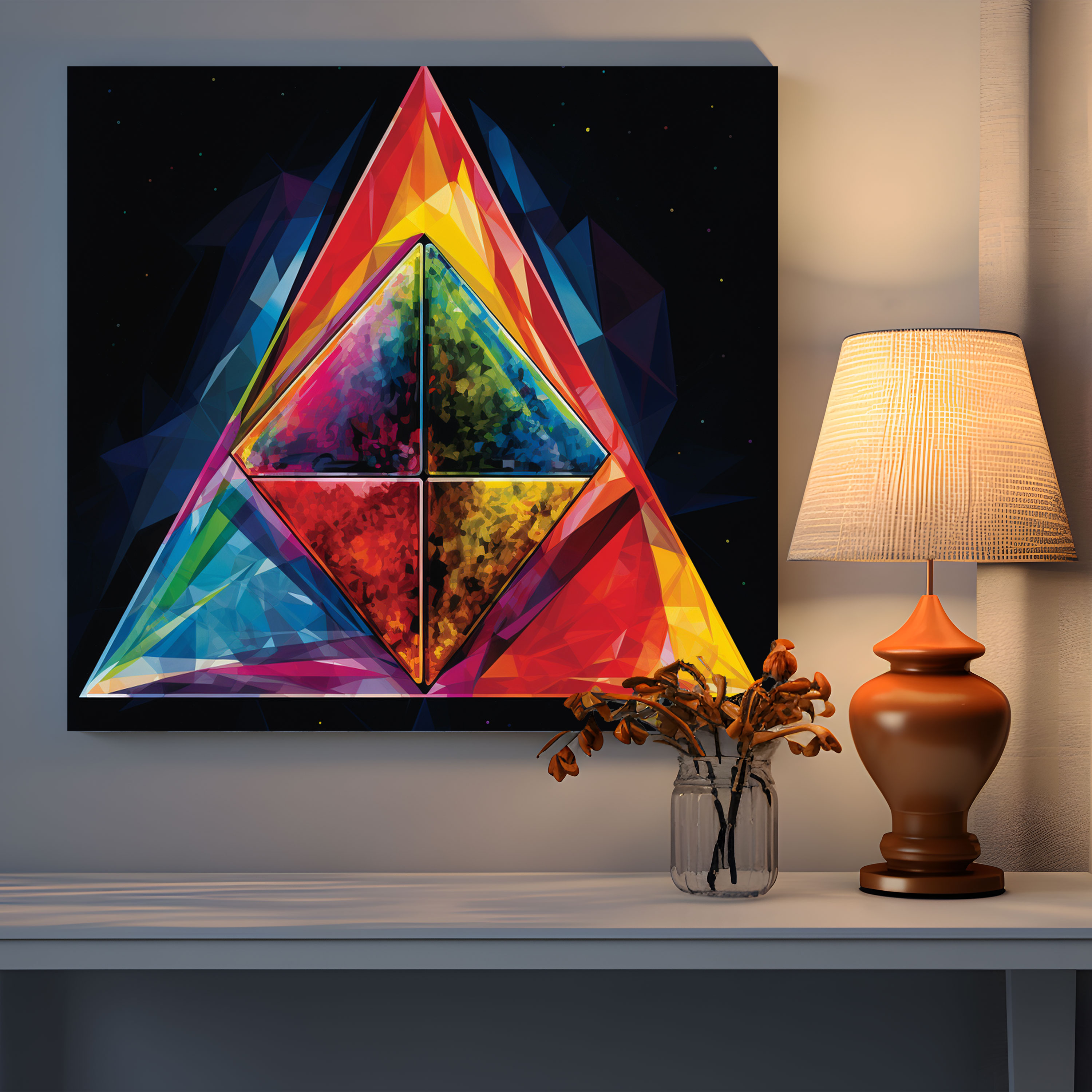 Pink Floyd Canvas Print - Pop Art Dark Side Of The Moon Wall Art - Pink Floyd, Home Decoration, Wall Decoration, Canvas