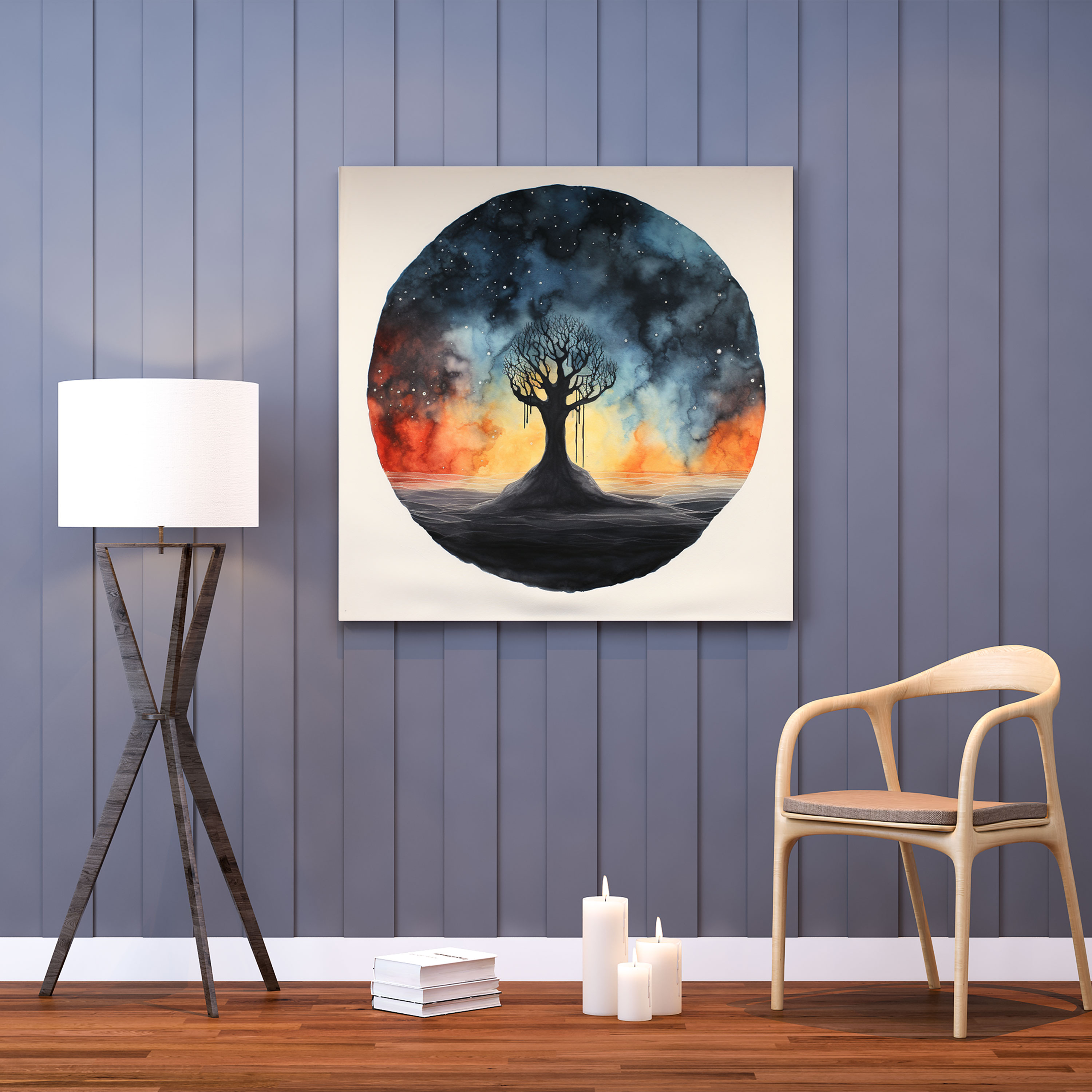 Leinwandbild Pink Floyd Dark Side Of The Moon - Wandkunst aus Leinwand mit Pink Floyd und Dark Side Of The Moon