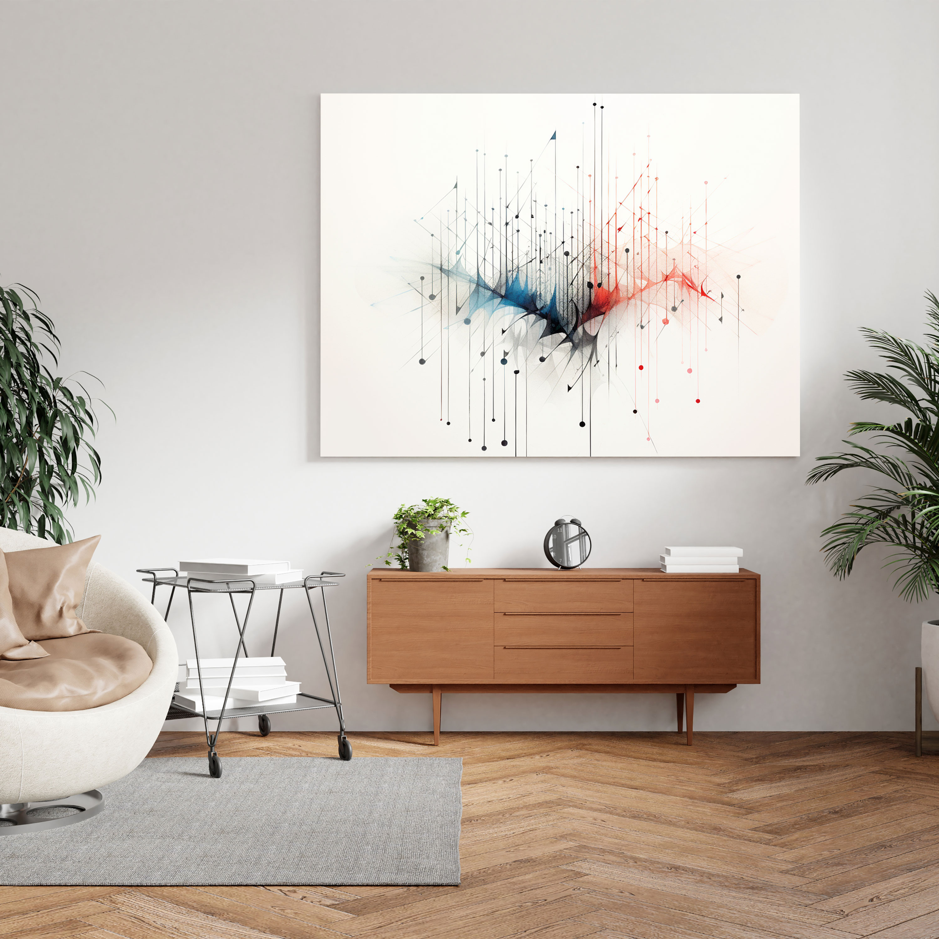 Pink Floyd Minimalist Line Drawing Wall Art - Pink Floyd, Pink Floyd, Wall Art, Wall Decoration