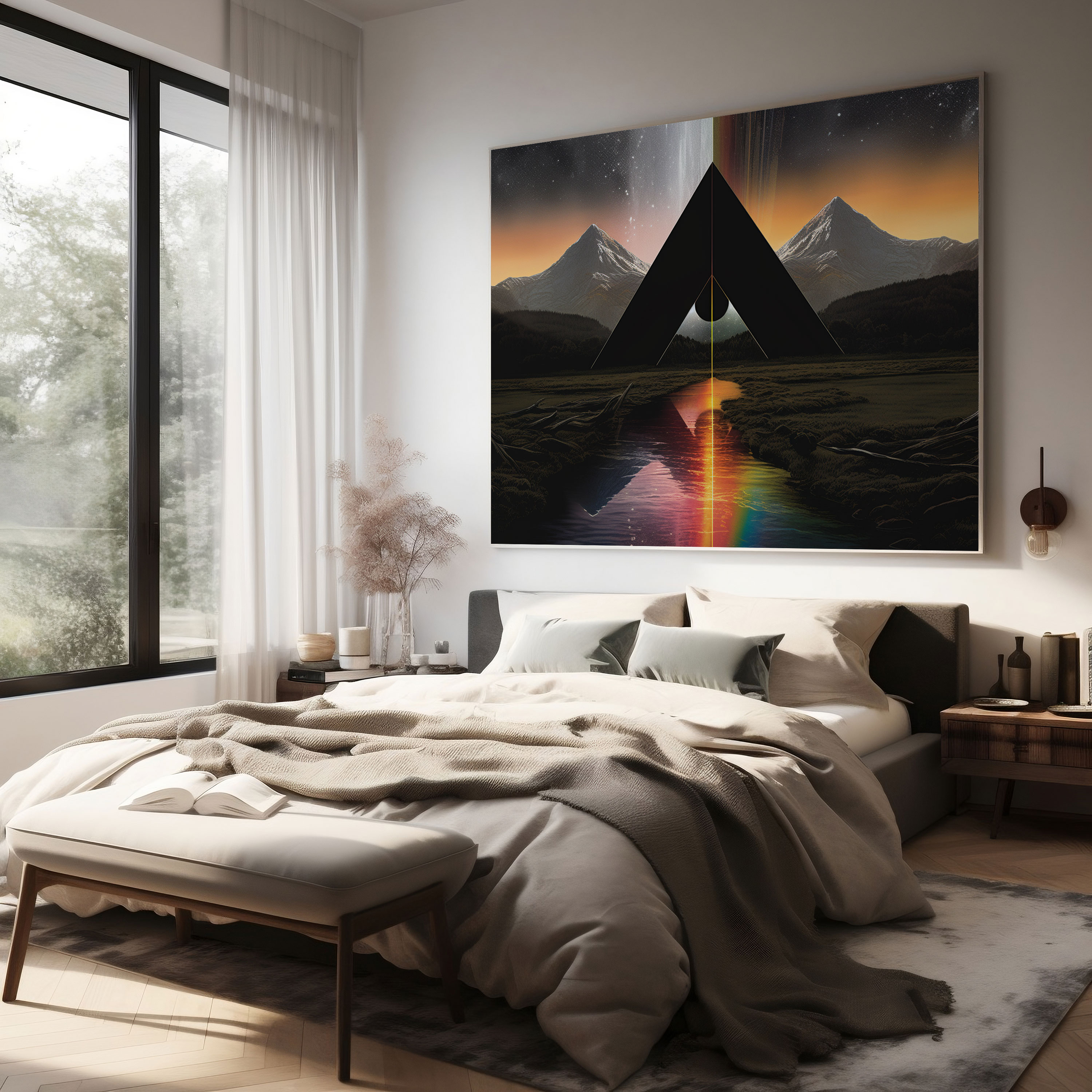 Pink Floyd Digital Art Canvas Print - Pink Floyd, Home Decoration, Canvas Print, Canvas Wall Art