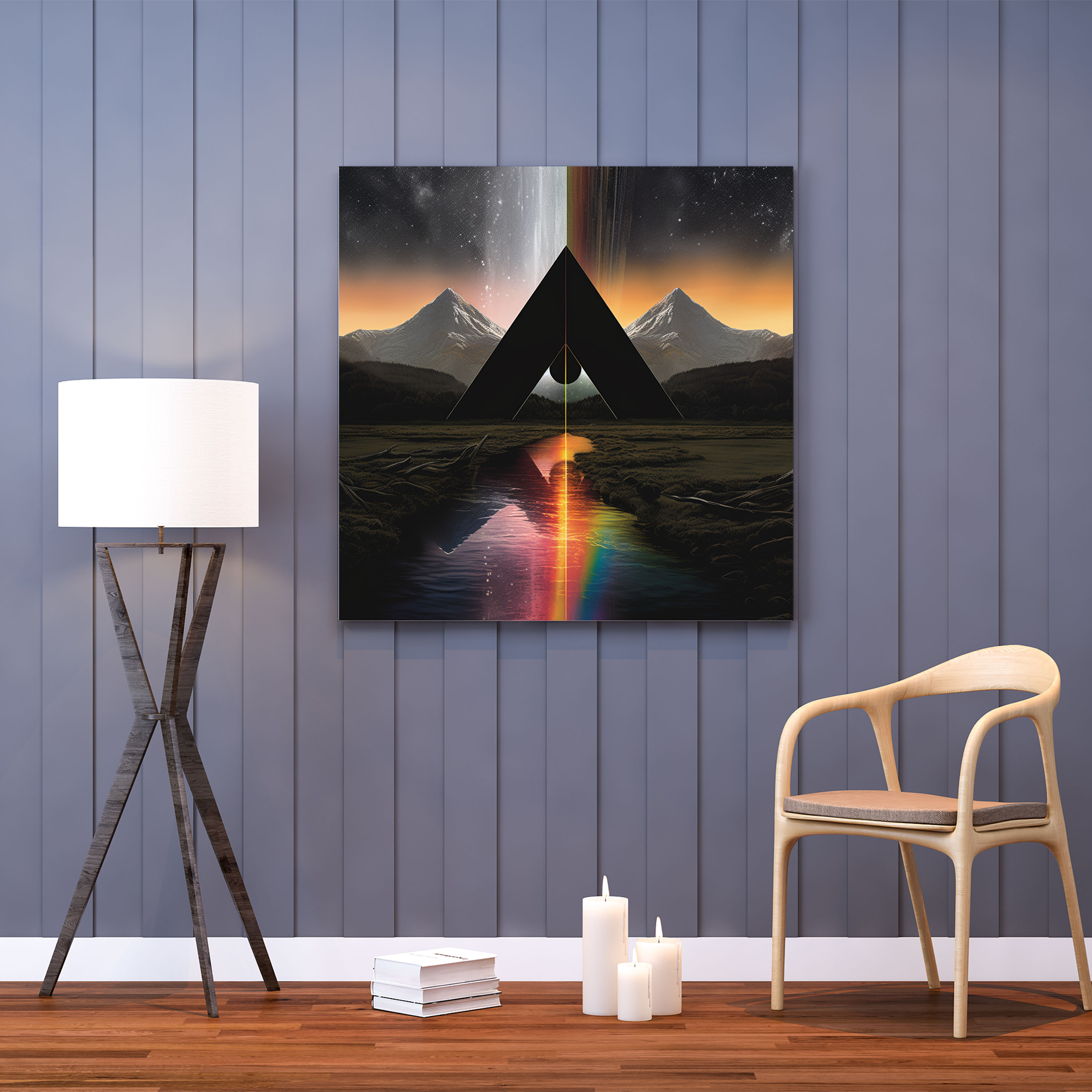 Pink Floyd Digital Art Canvas Print - Pink Floyd, Home Decoration, Canvas Print, Canvas Wall Art