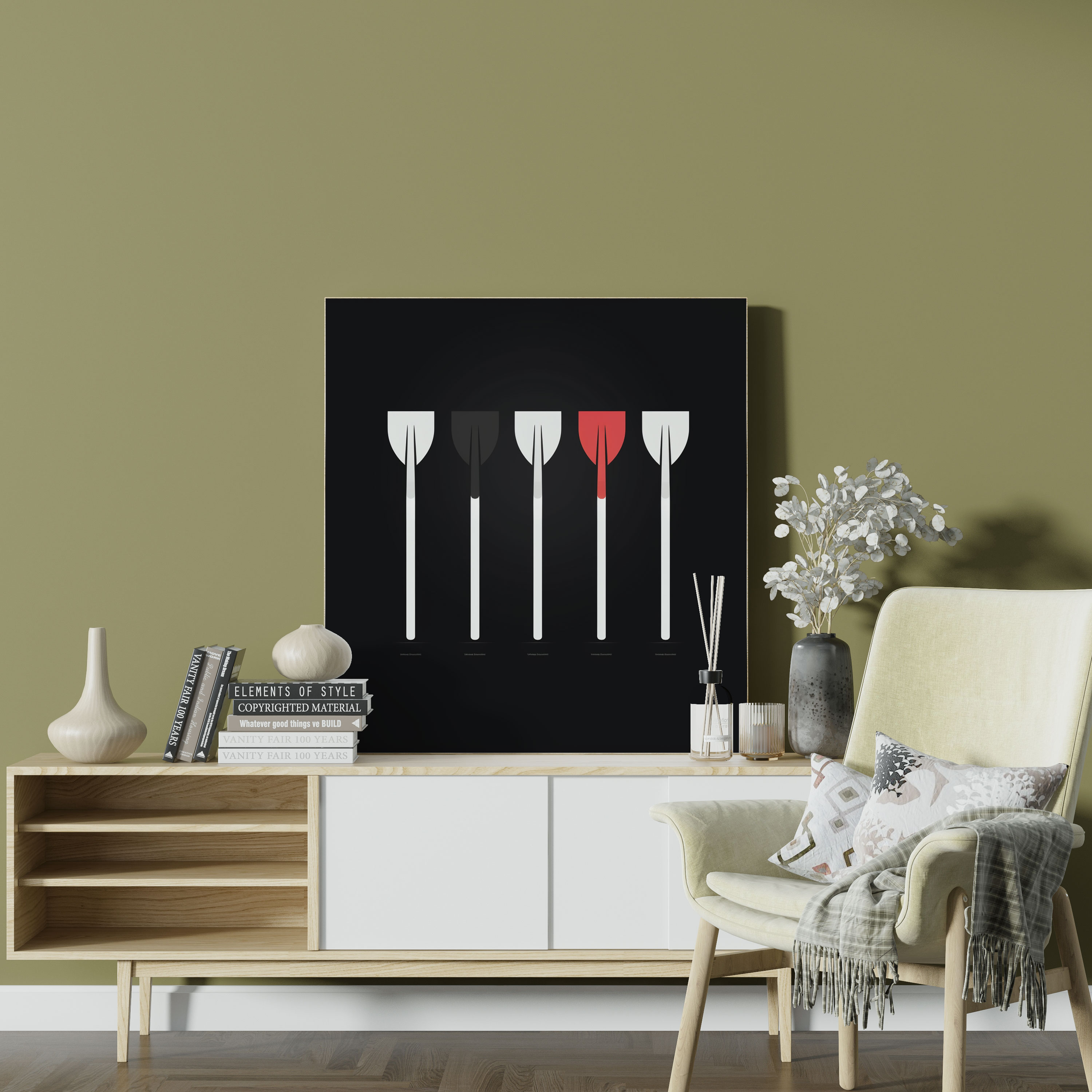 Pink Floyd Minimalist Hammer Leinwandbild - Wohnkultur