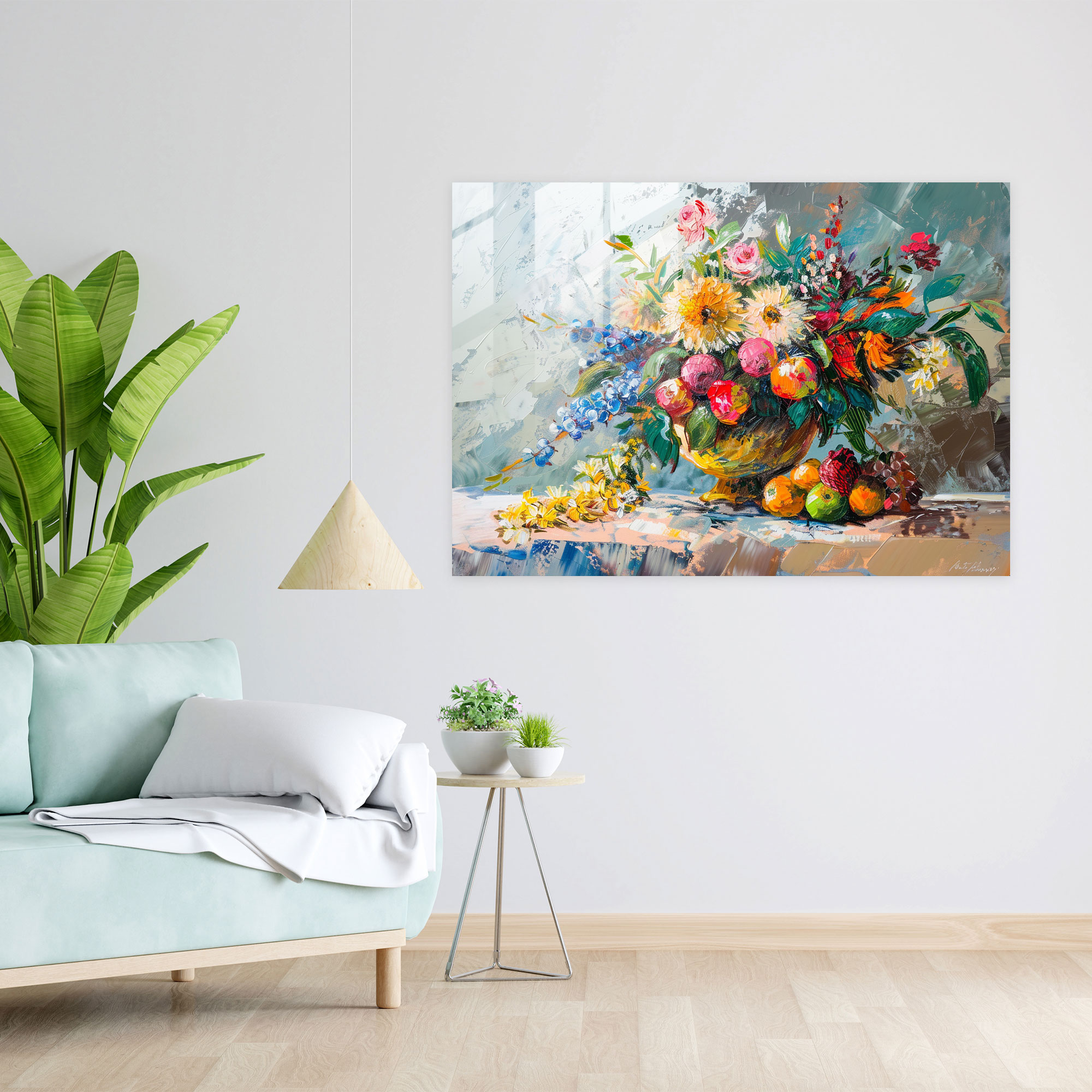 Post-Impressionism Still Life Glass Print - Post-Impressionism, Post-Impressionism, Wall Decoration, Modern Art