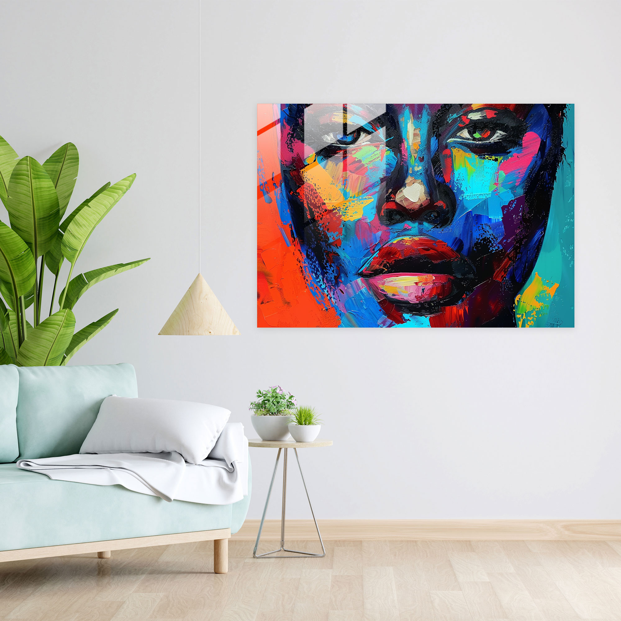 Post-Impressionism Portrait Glass Print - Post-Impressionism, Glass Print, Post-Impressionism, Wall Decoration